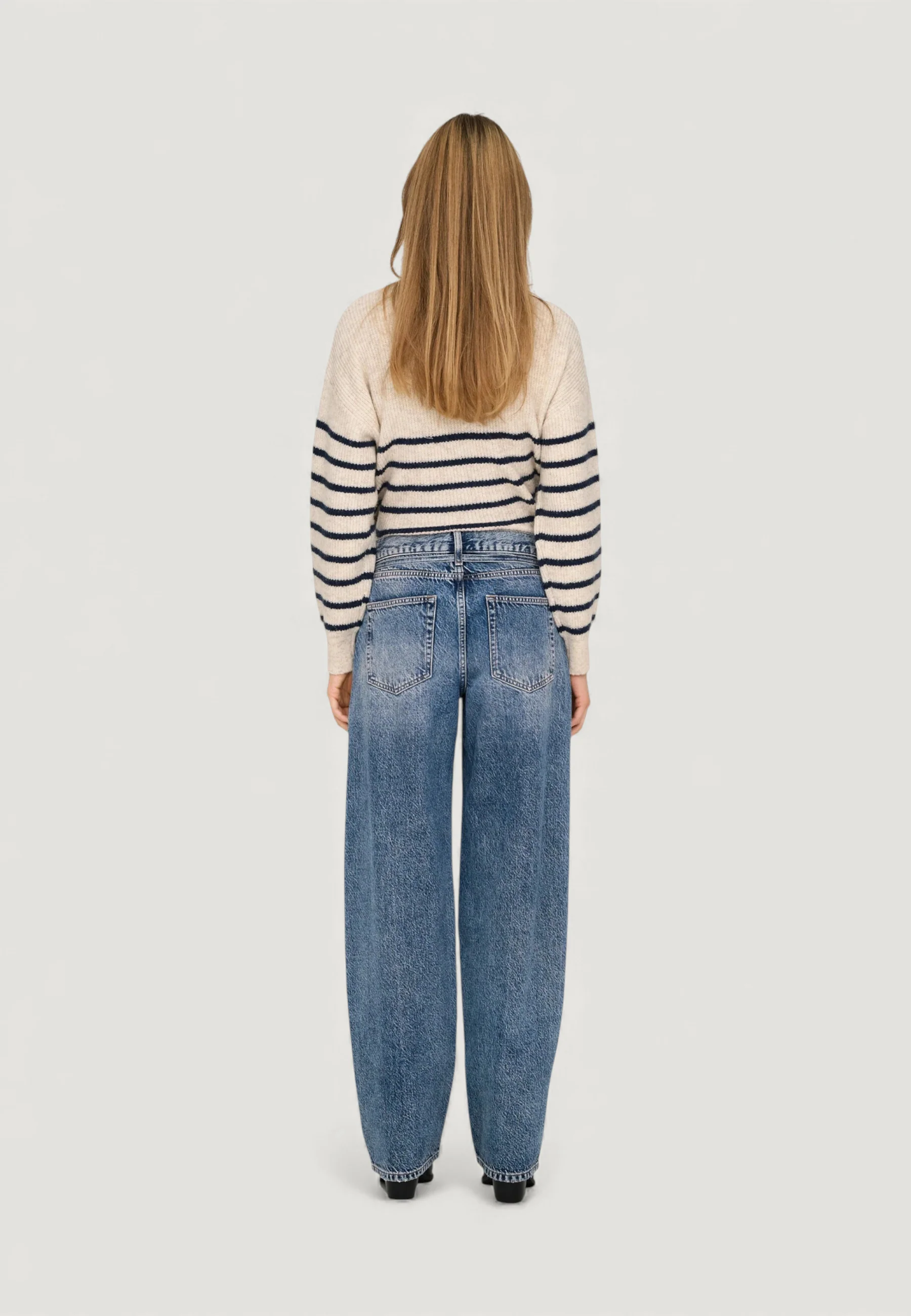 Jeans bootcut Only ONLGIANNA MW STRAIGHT DOT450 DNM NOOS - Image 6