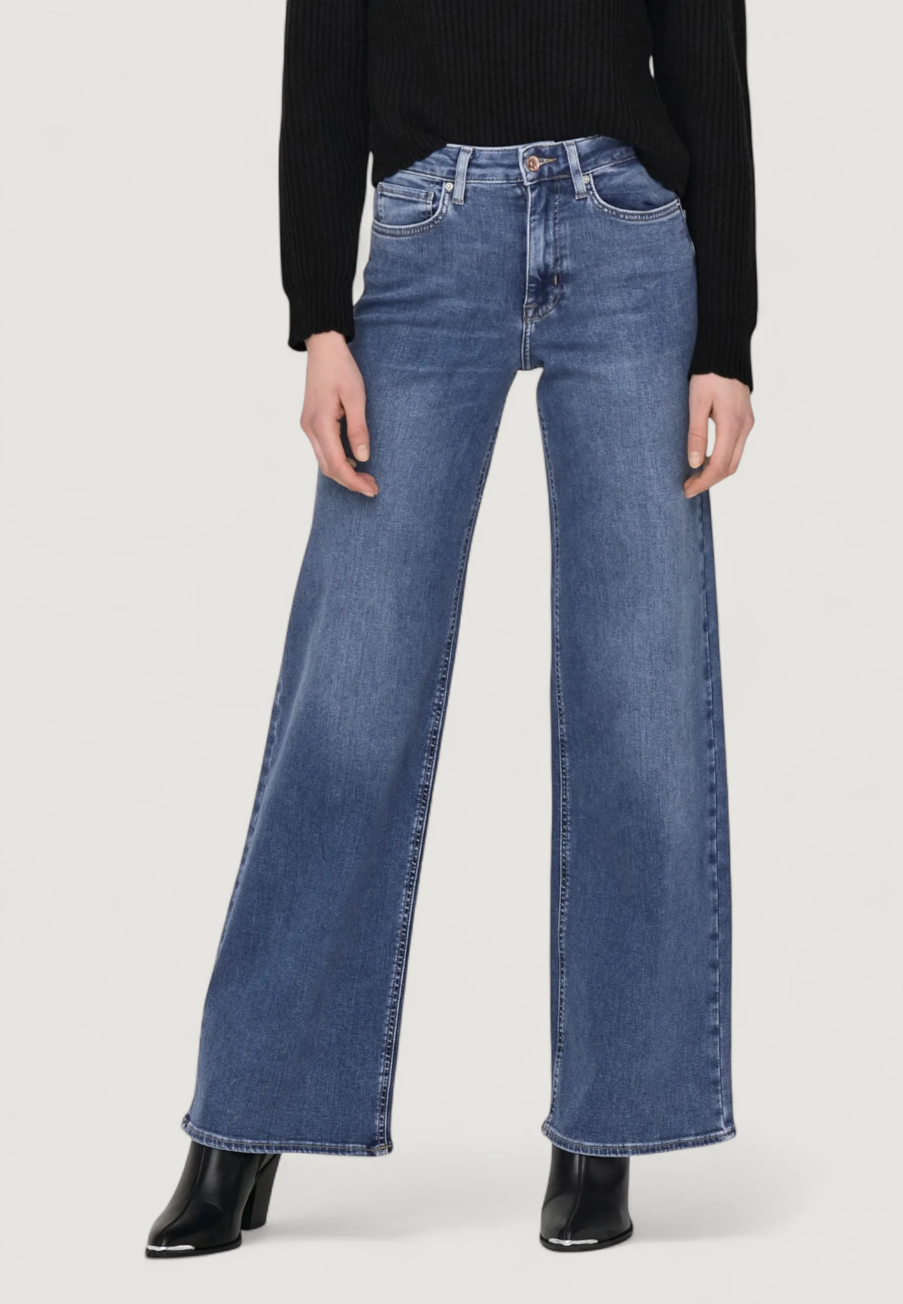 Jeans bootcut Only ONLMADISON BLUSH HW WIDE DNM DOT372 NOOS - Image 2