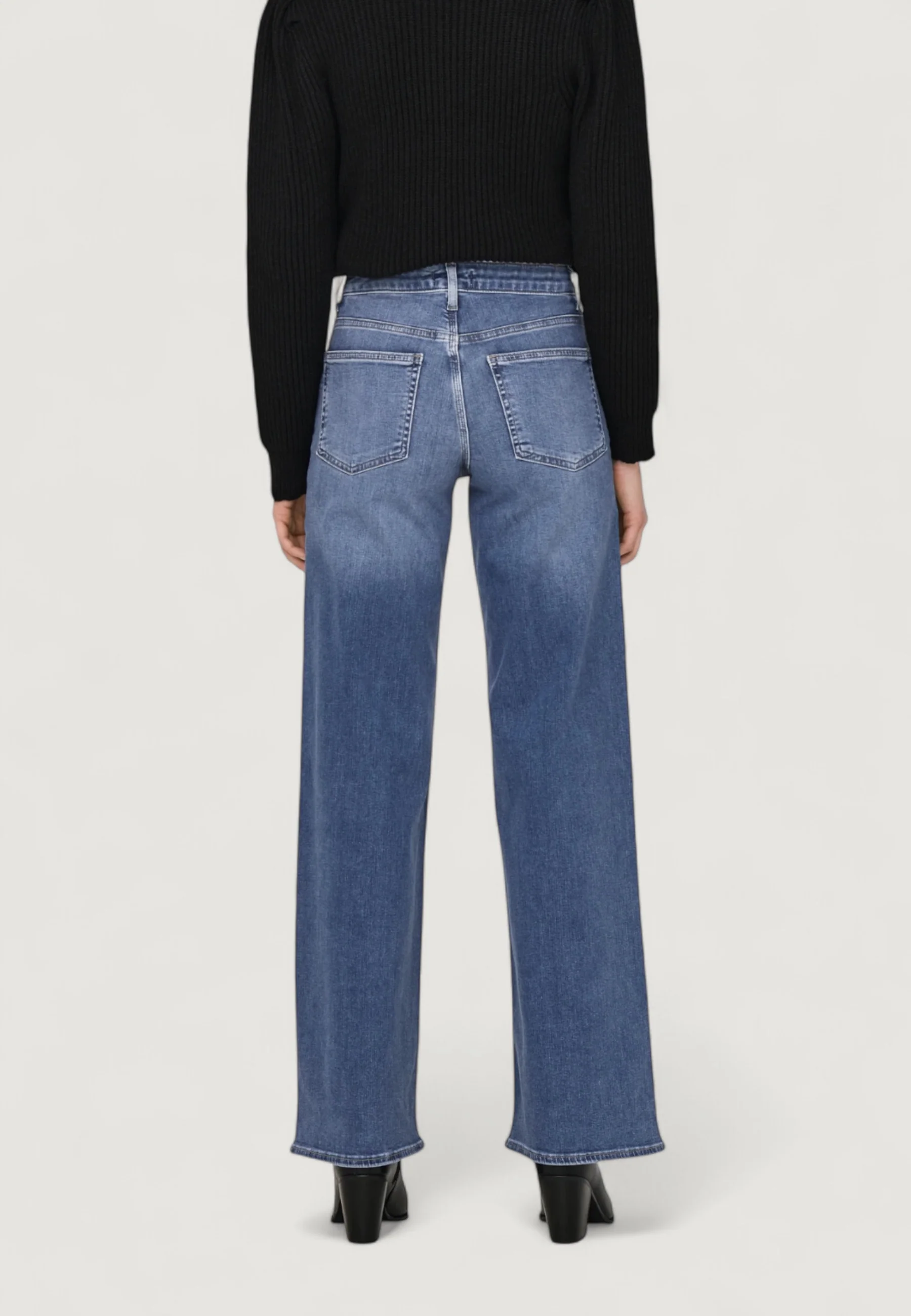 Jeans bootcut Only ONLMADISON BLUSH HW WIDE DNM DOT372 NOOS - Image 3