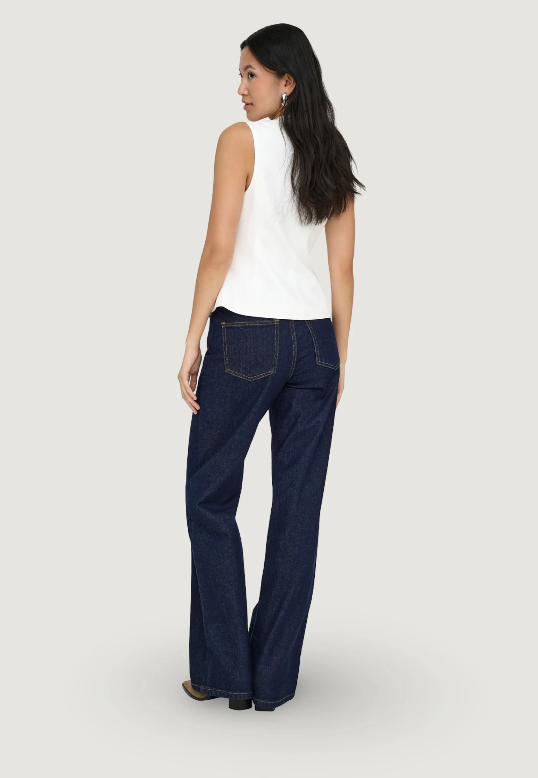 Jeans bootcut Only ONLMADISON BLUSH HW WIDE DNM REA024 NOOS - Image 9