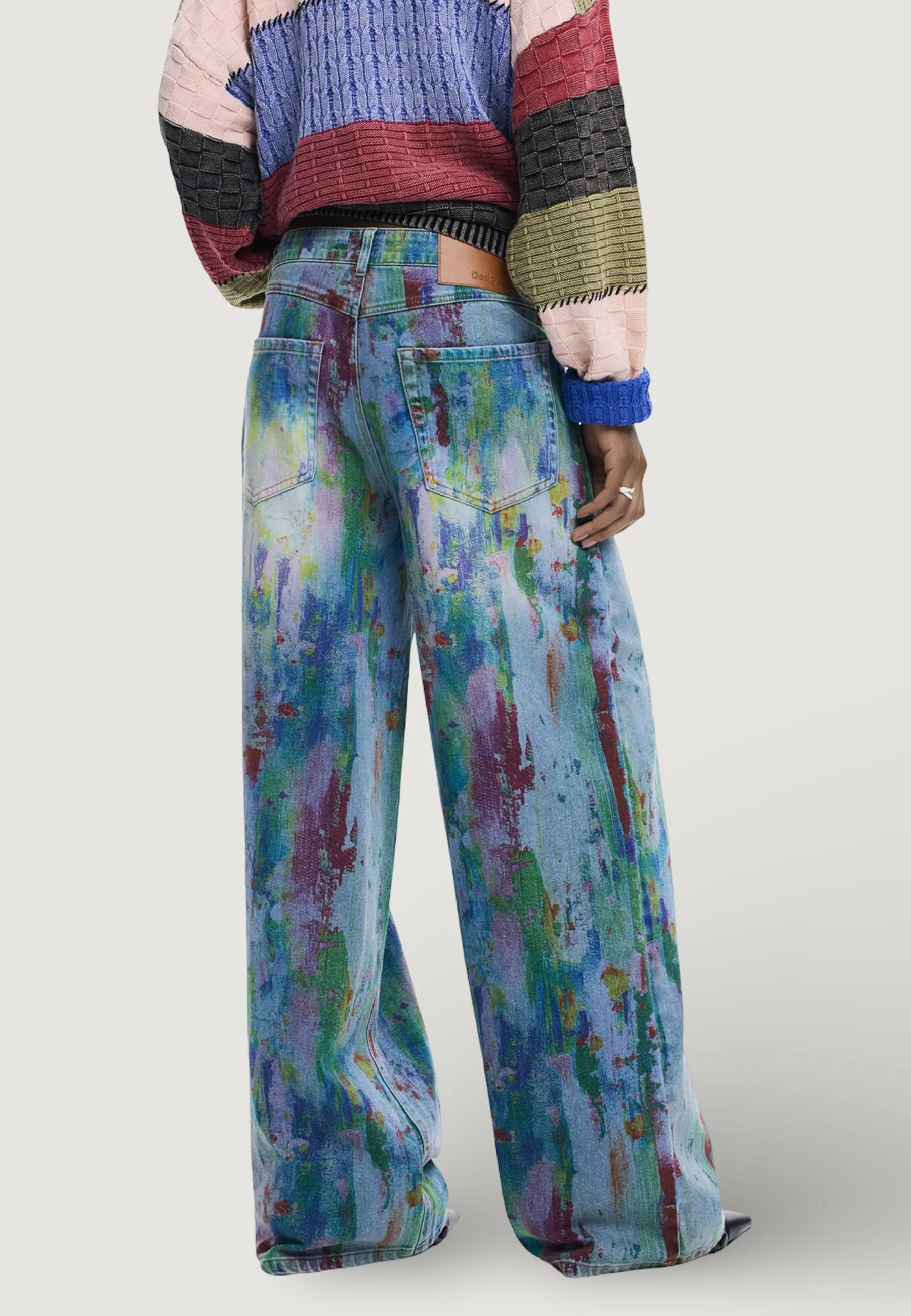 Jeans larghi Desigual BRUSH - Image 4