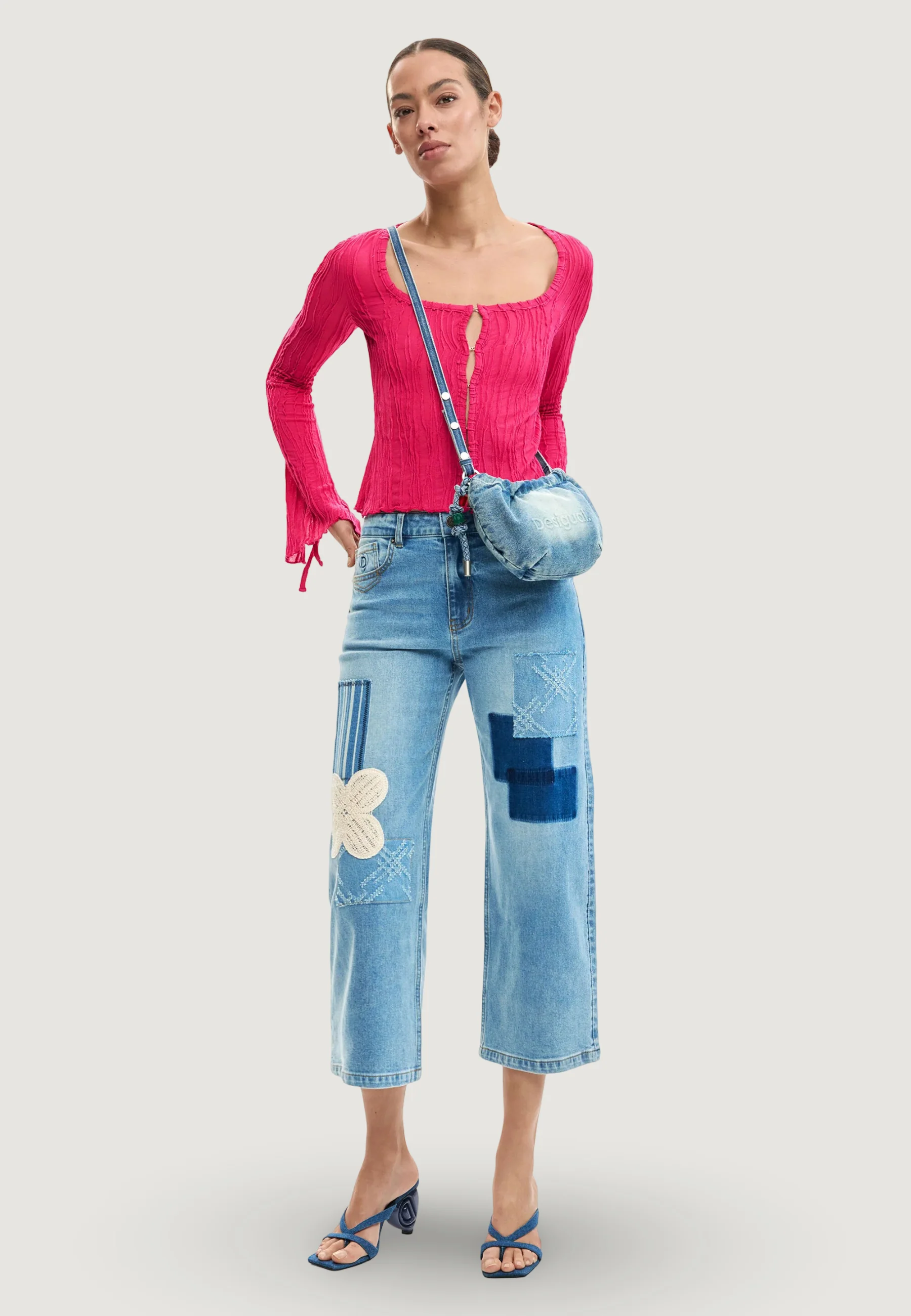 Jeans larghi Desigual LETO - Image 2