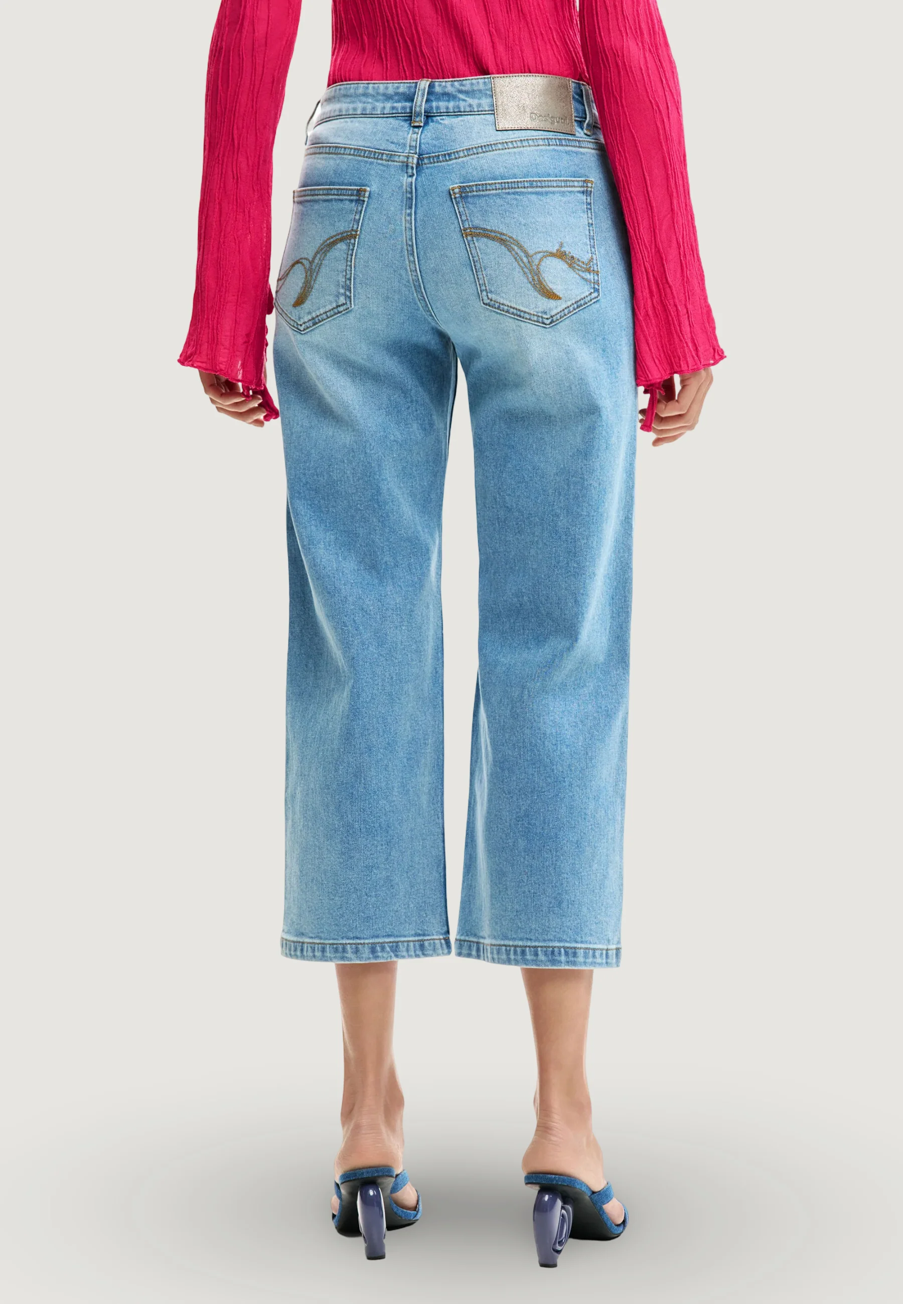Jeans larghi Desigual LETO - Image 3
