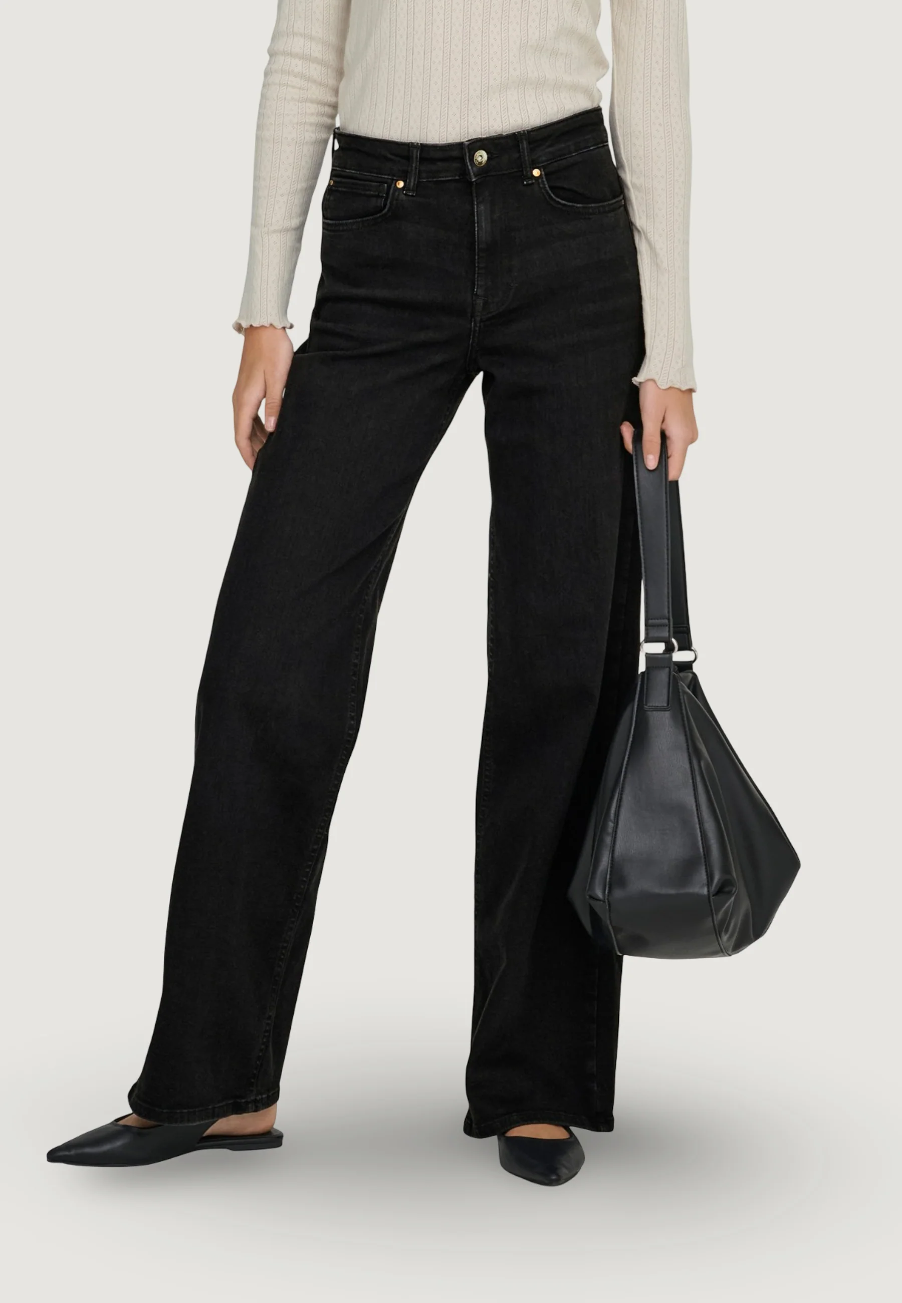 Jeans larghi Only ONLMADISON BLUSH HW WIDE DNM CRO099 Noos - Image 2
