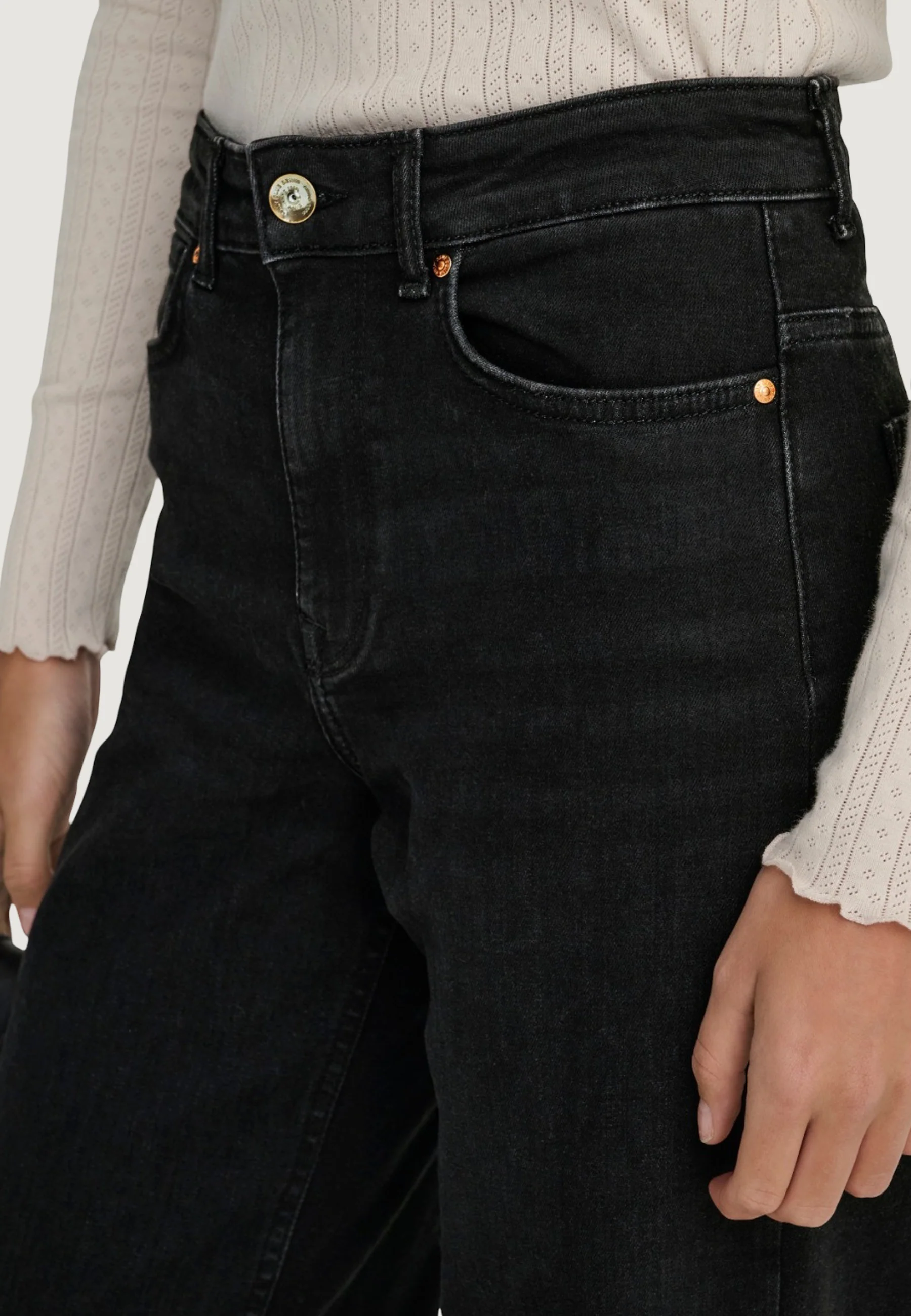 Jeans larghi Only ONLMADISON BLUSH HW WIDE DNM CRO099 Noos - Image 9