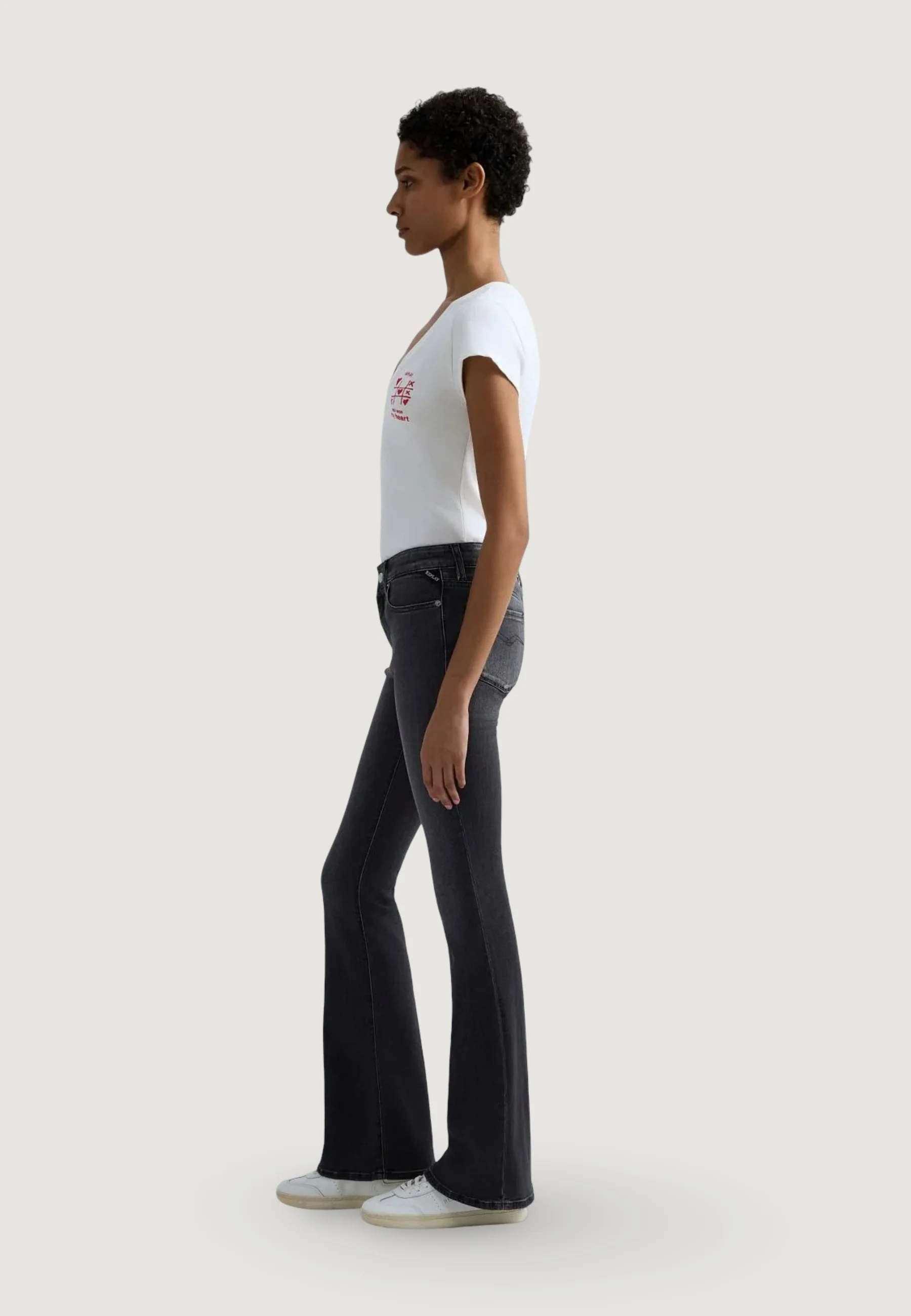 Jeans larghi Replay FLARE REGULAR WAIST - Image 3