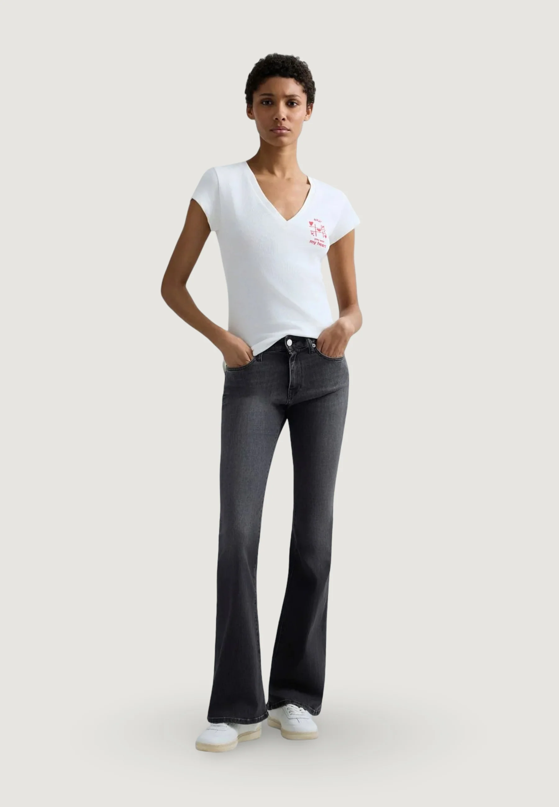 Jeans larghi Replay FLARE REGULAR WAIST - Image 5