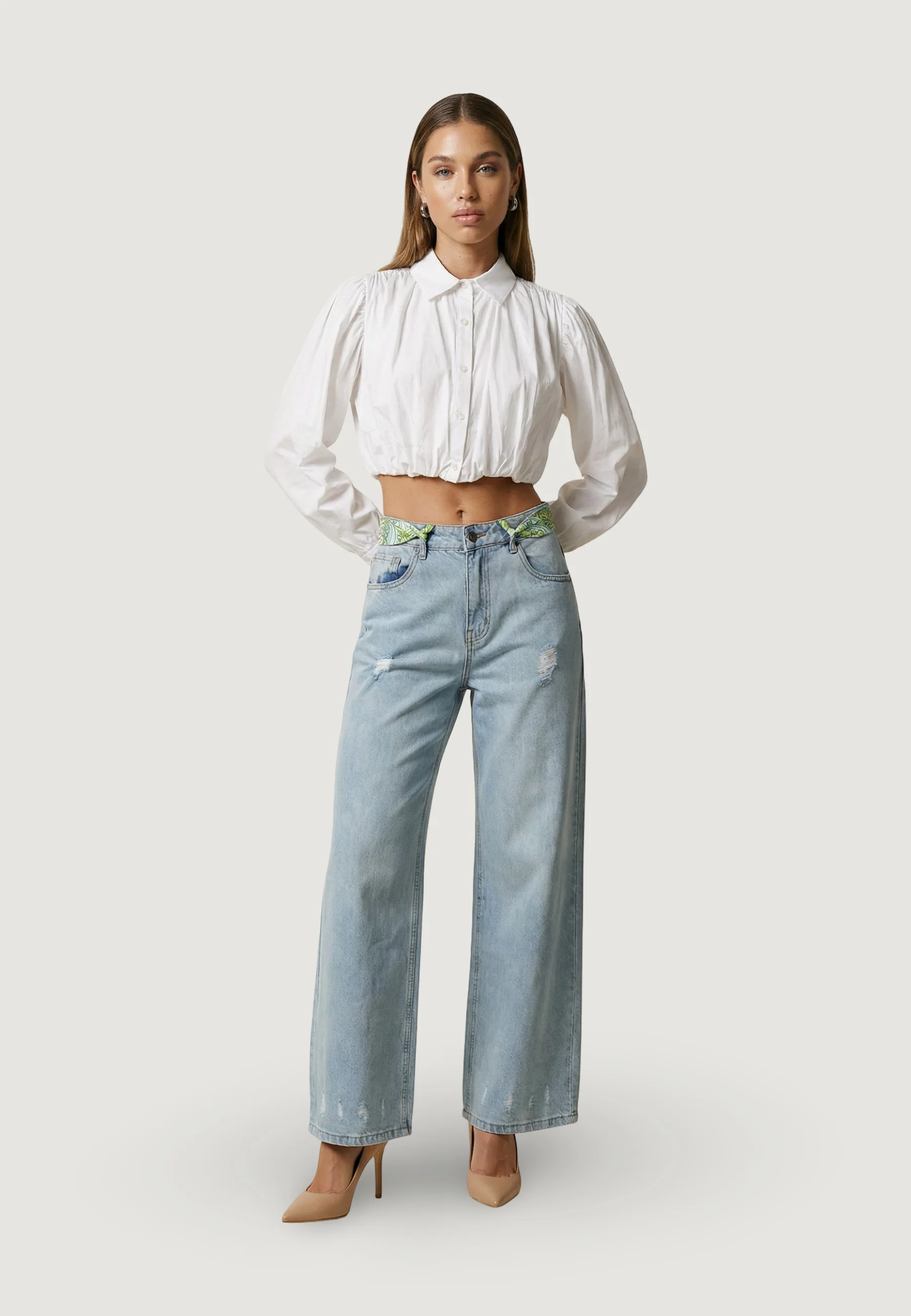 Jeans mom I am Jeans Cotone Strappati - Image 4