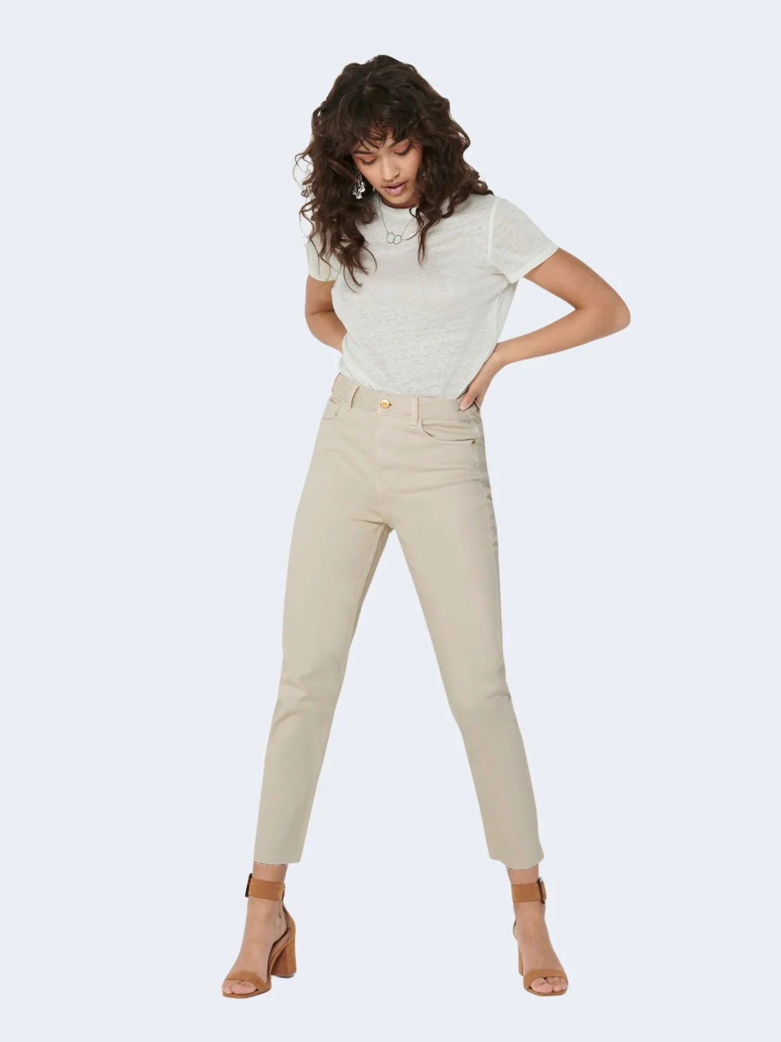 Jeans mom Only EMILY HW LIFE RAW CRPANK NOOS - Image 2
