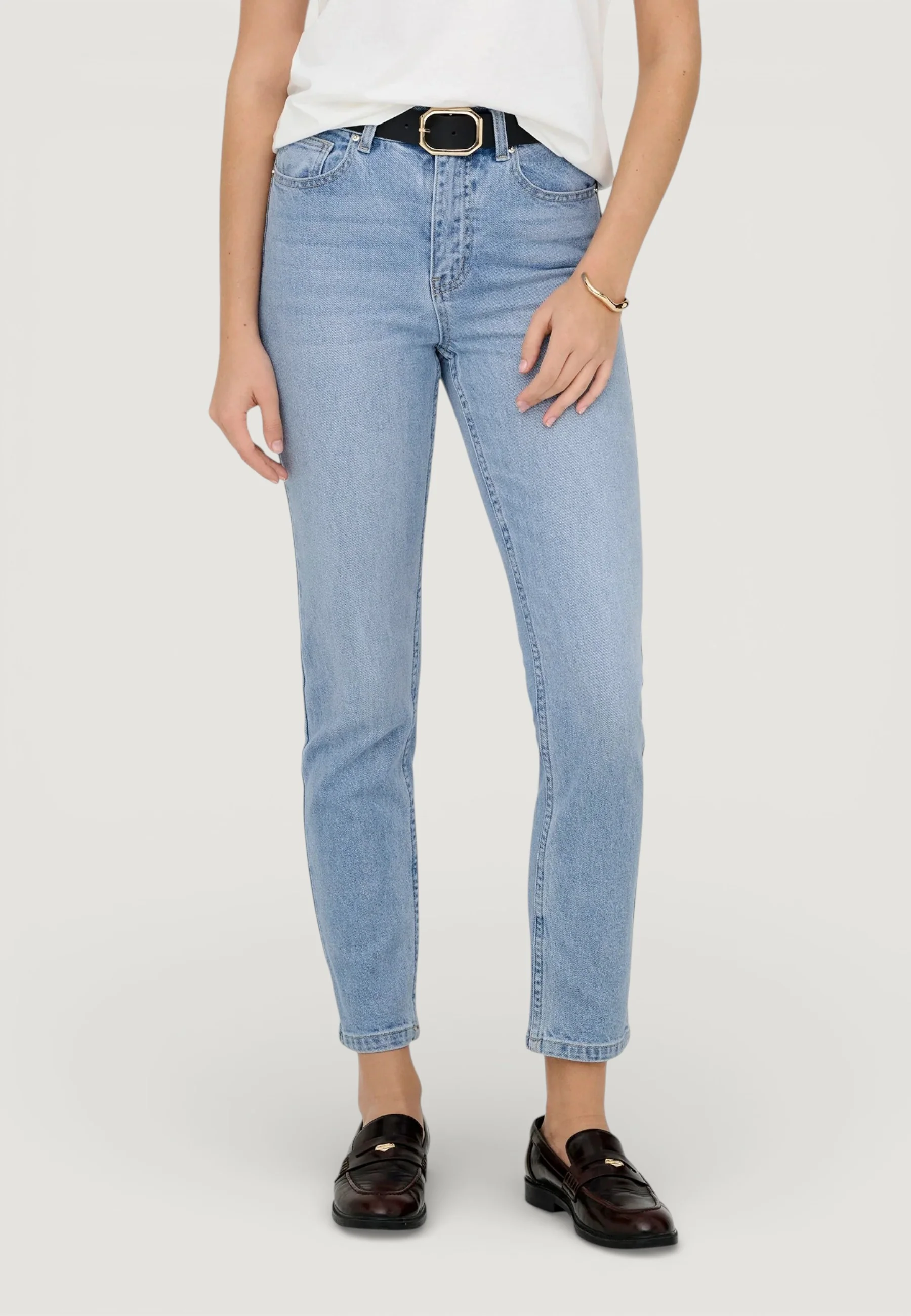 Jeans mom Only Onlemily Hw Straight Ank Dnm Mae009 Noos - Image 3