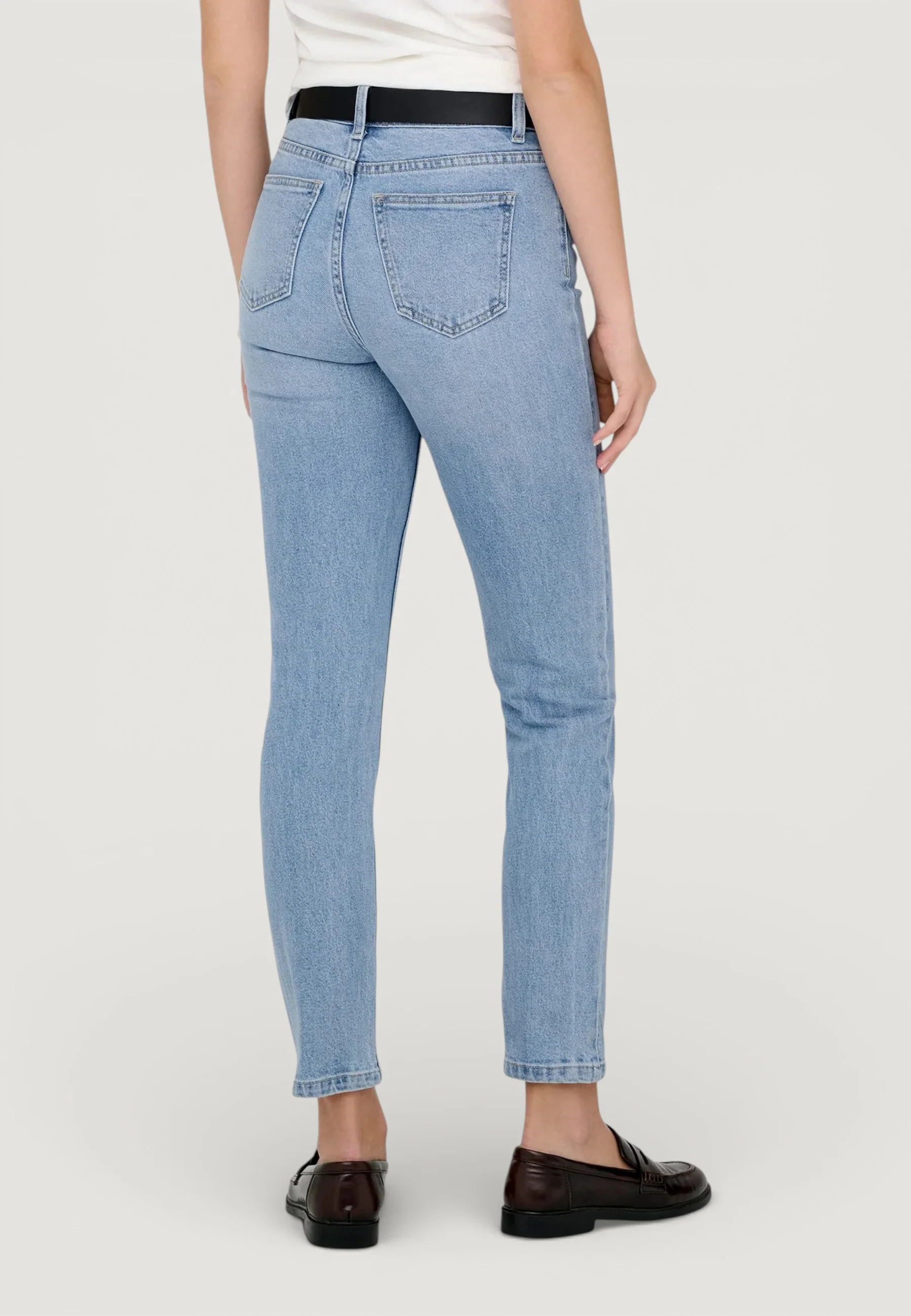 Jeans mom Only Onlemily Hw Straight Ank Dnm Mae009 Noos - Image 8
