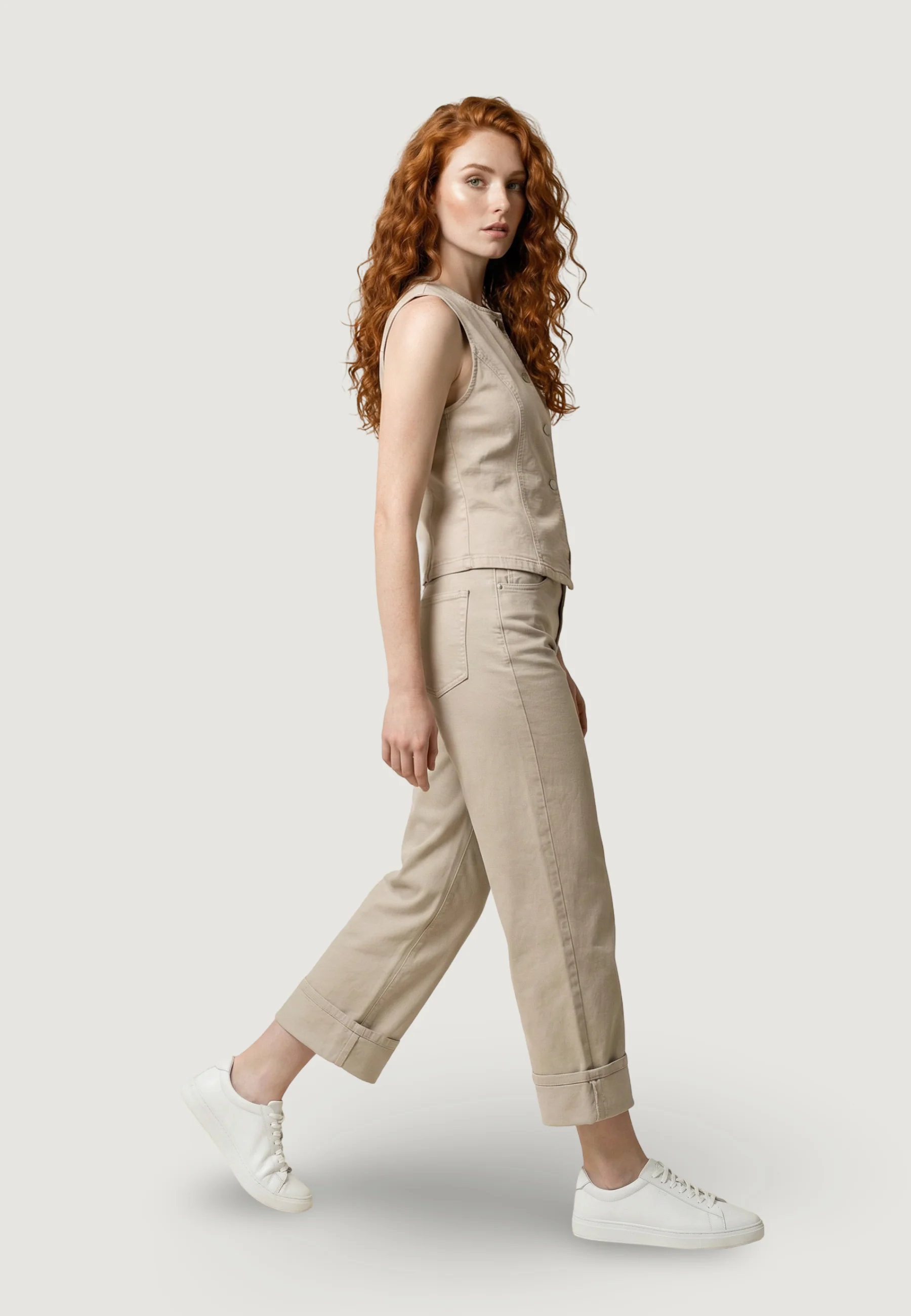 Jeans mom Only Onleverly Hw Slim St Fold-Up Cc Pnt - Image 2