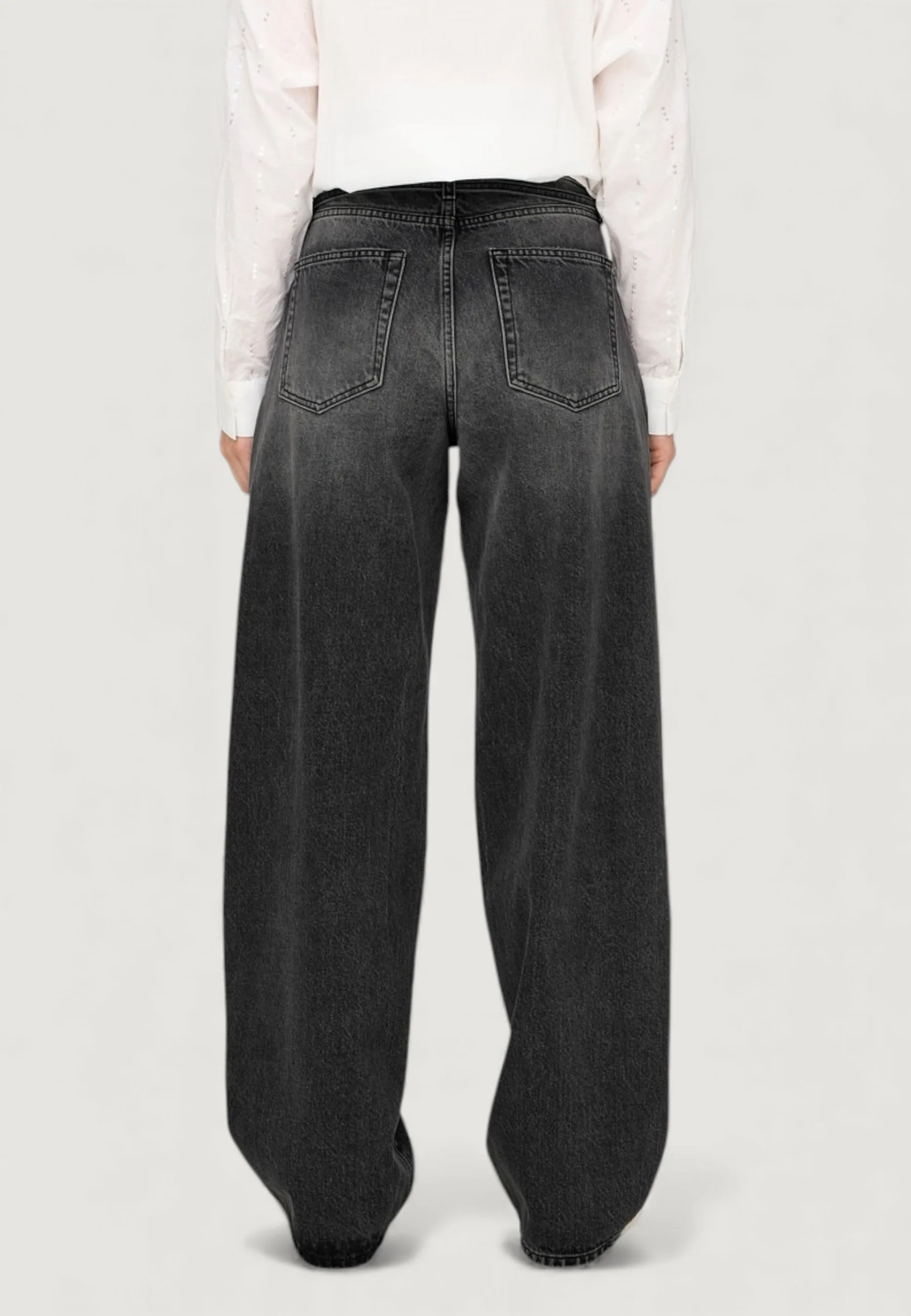 Jeans mom Only ONLGIANNA MW STRAIGHT DNM DOT980 NOOS - Image 4