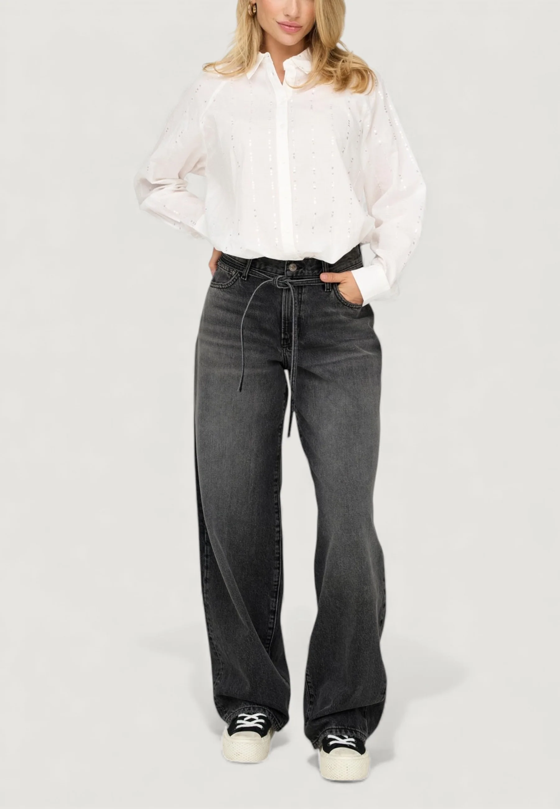 Jeans mom Only ONLGIANNA MW STRAIGHT DNM DOT980 NOOS - Image 6