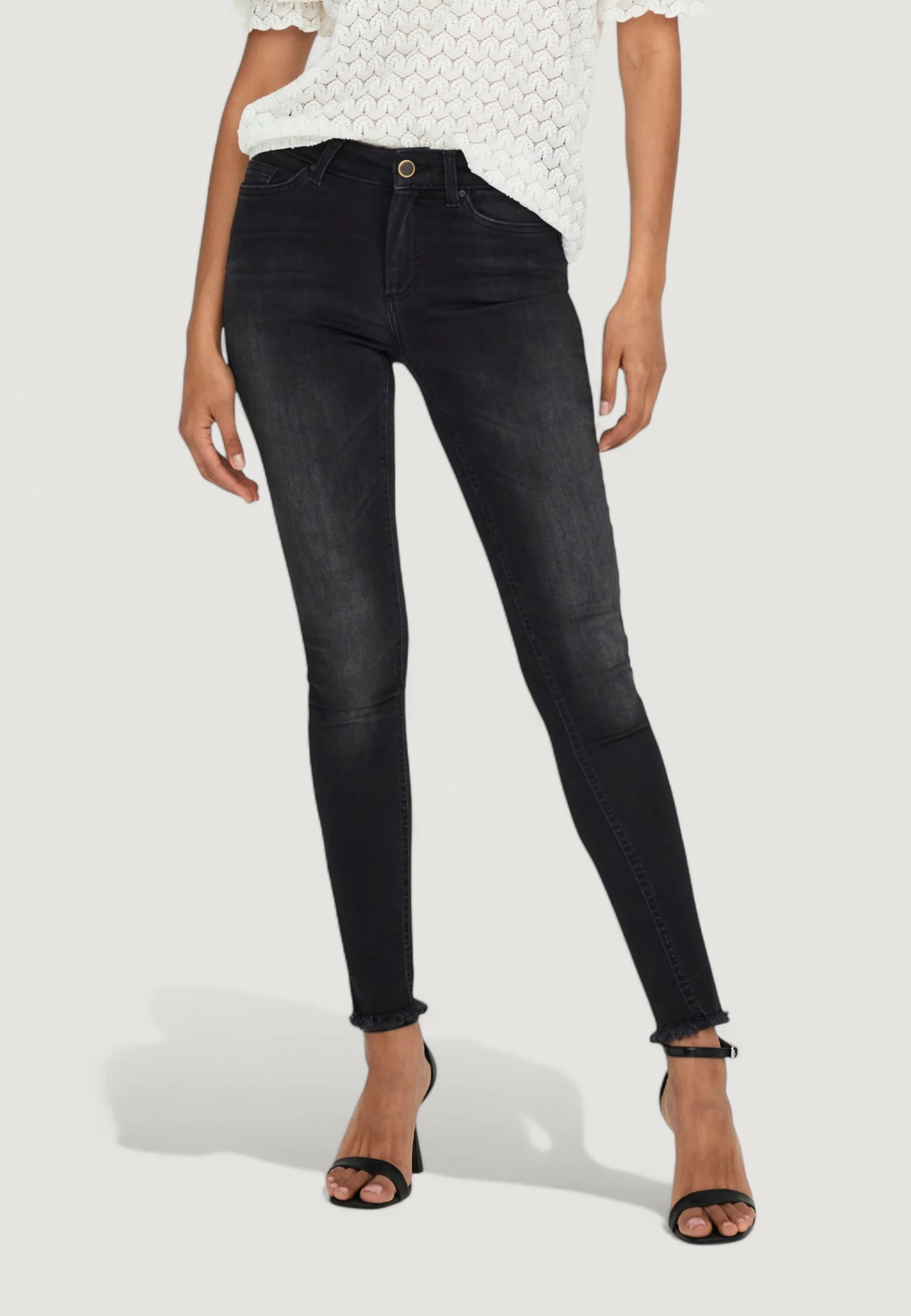 Jeans skinny Only BLUSH LIFE MID ANK RAW REA1099 NOOS - Image 3