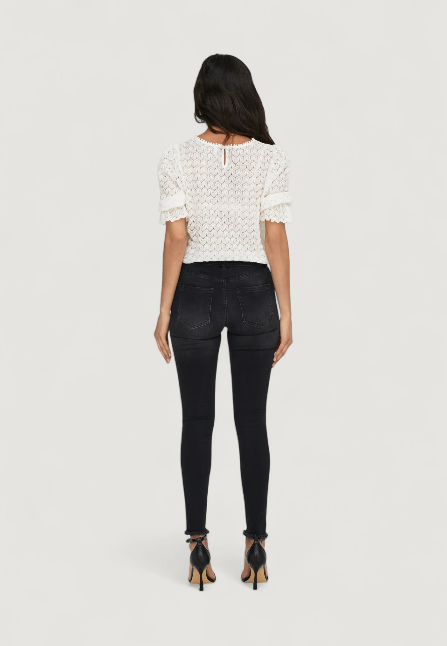 Jeans skinny Only BLUSH LIFE MID ANK RAW REA1099 NOOS - Image 4