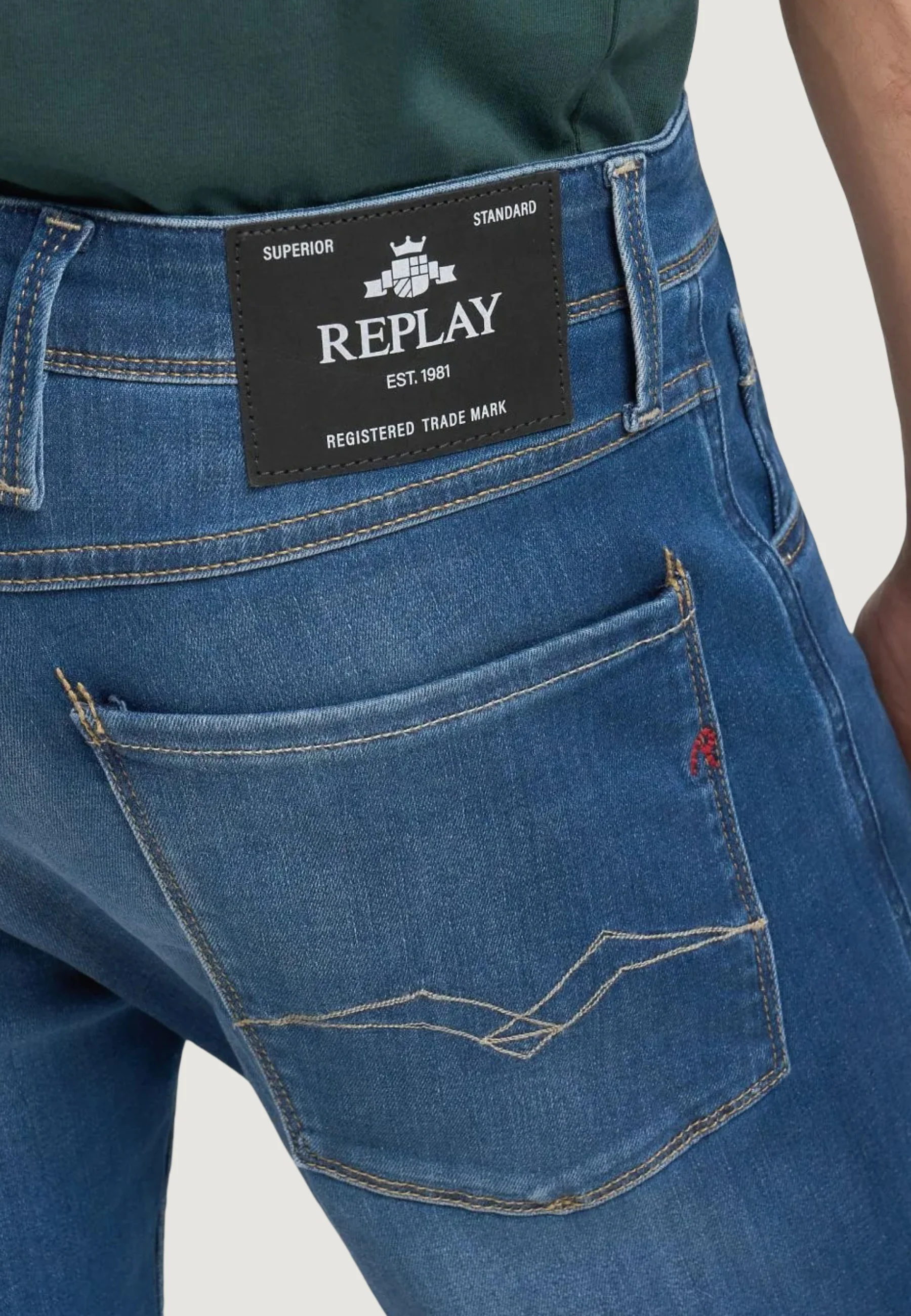Jeans slim Replay M914 .000.41A C33 - Image 5