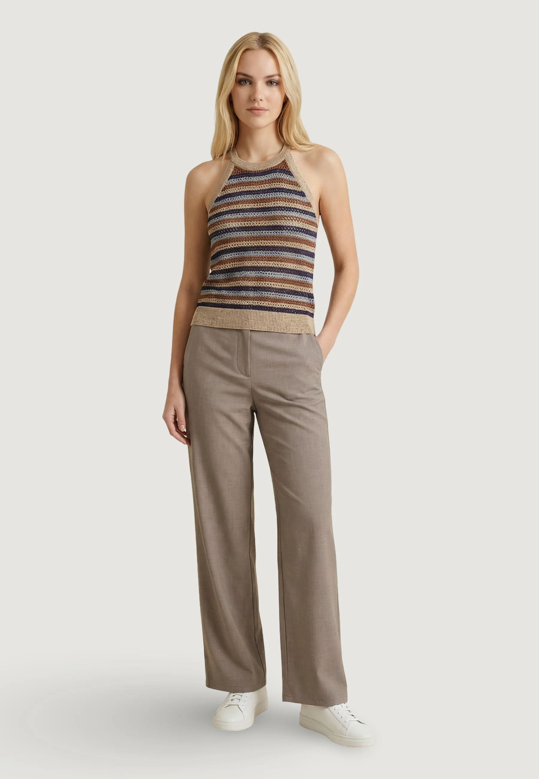 Maglia gilet Artigli TOP MULTIRIGHE LUREX - Image 2