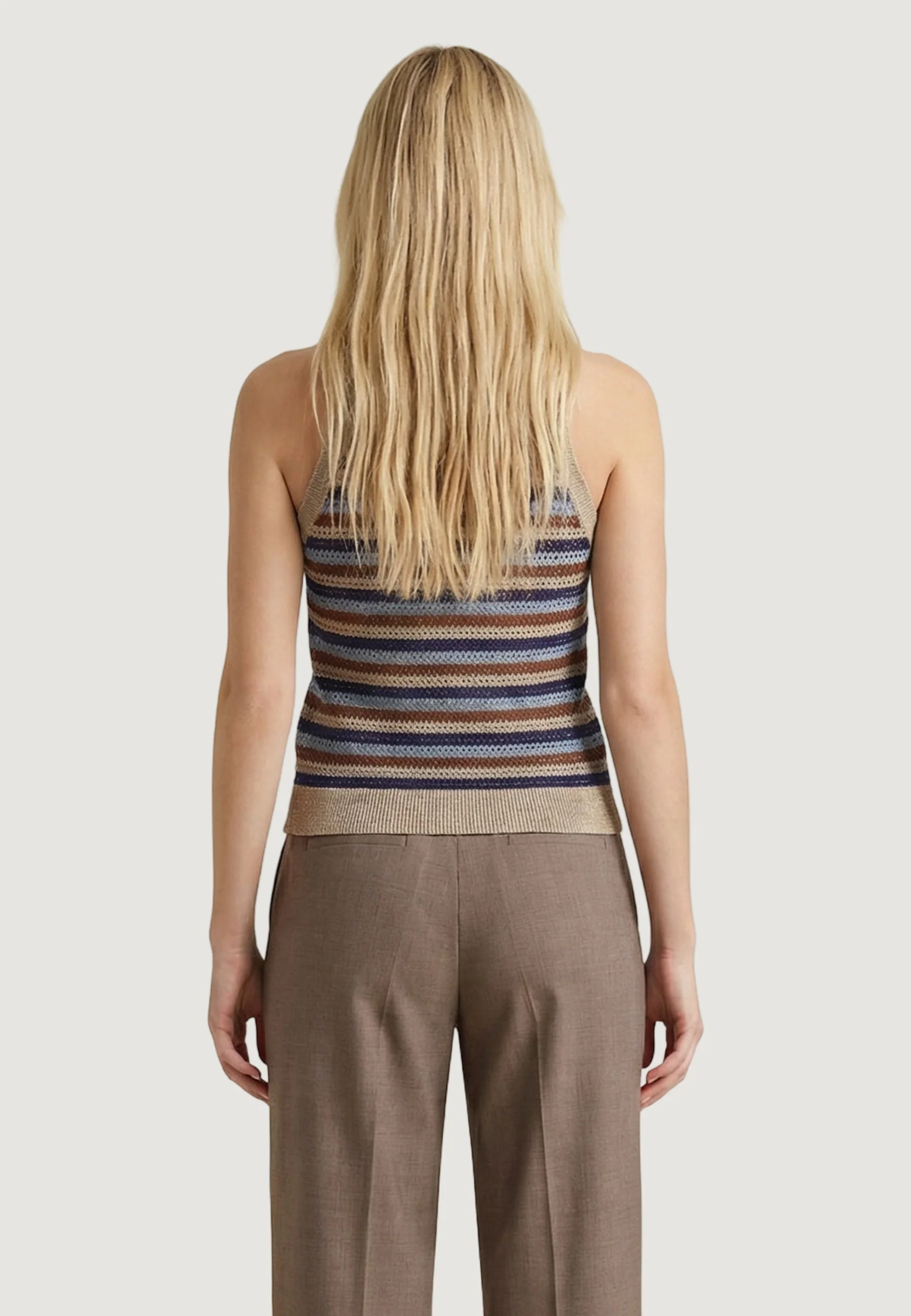 Maglia gilet Artigli TOP MULTIRIGHE LUREX - Image 3