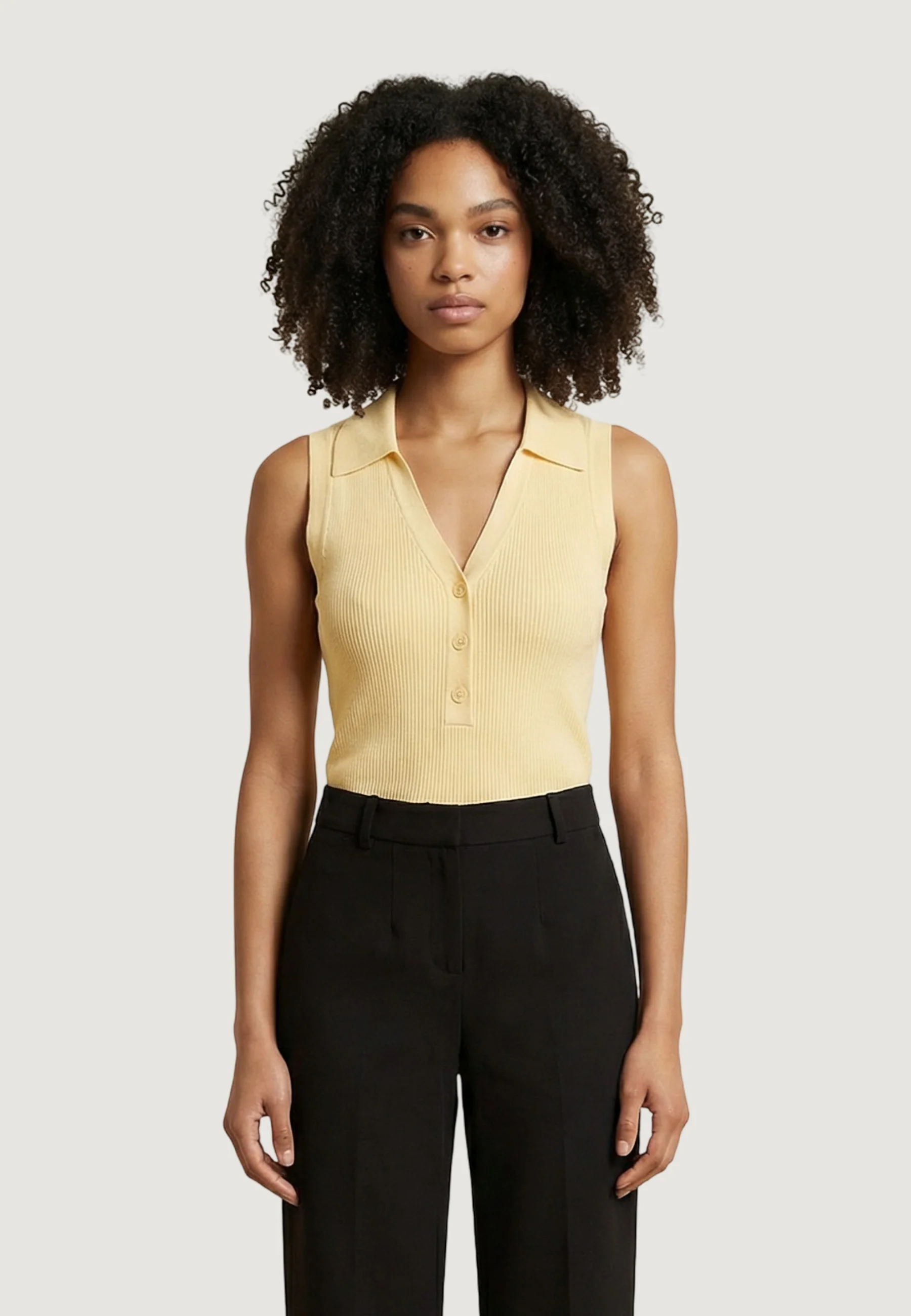 Top Jacqueline de Yong Jdynanna S/L Collar Top Knt