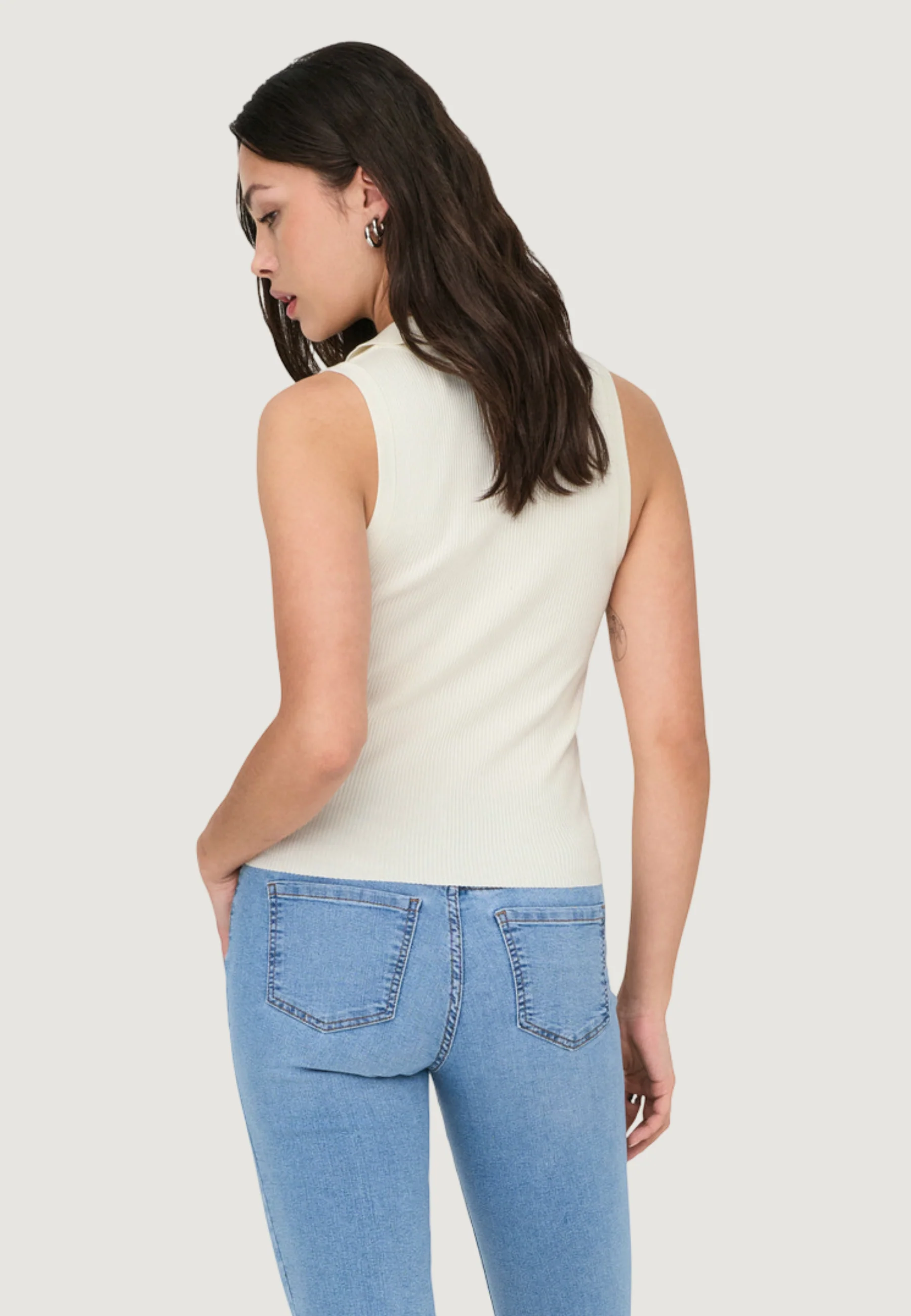Top Jacqueline de Yong Jdynanna S/L Collar Top Knt - Image 2