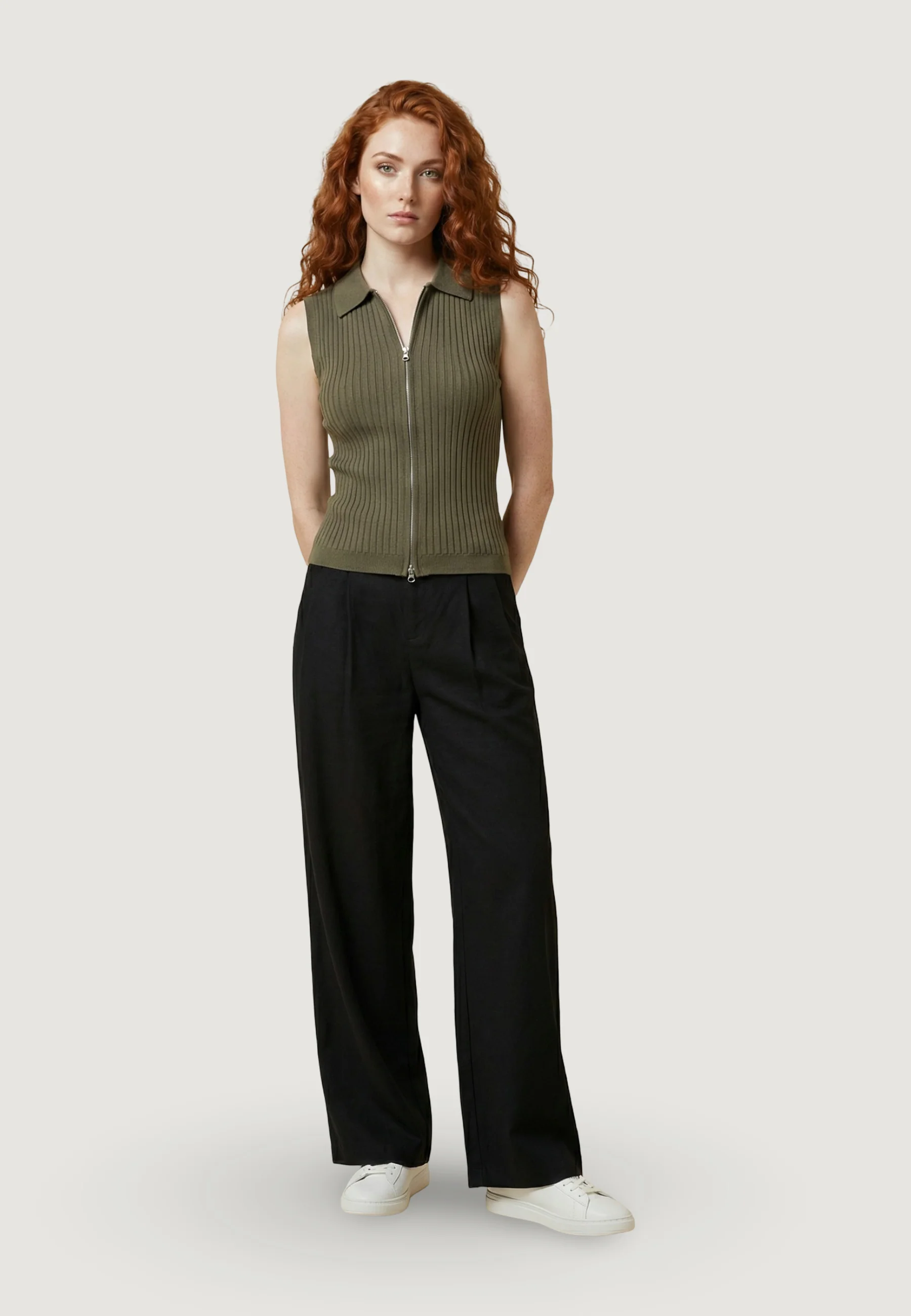 Maglia gilet Only Onlmeddi Life Sl Zip Cardigan Knt - Image 5