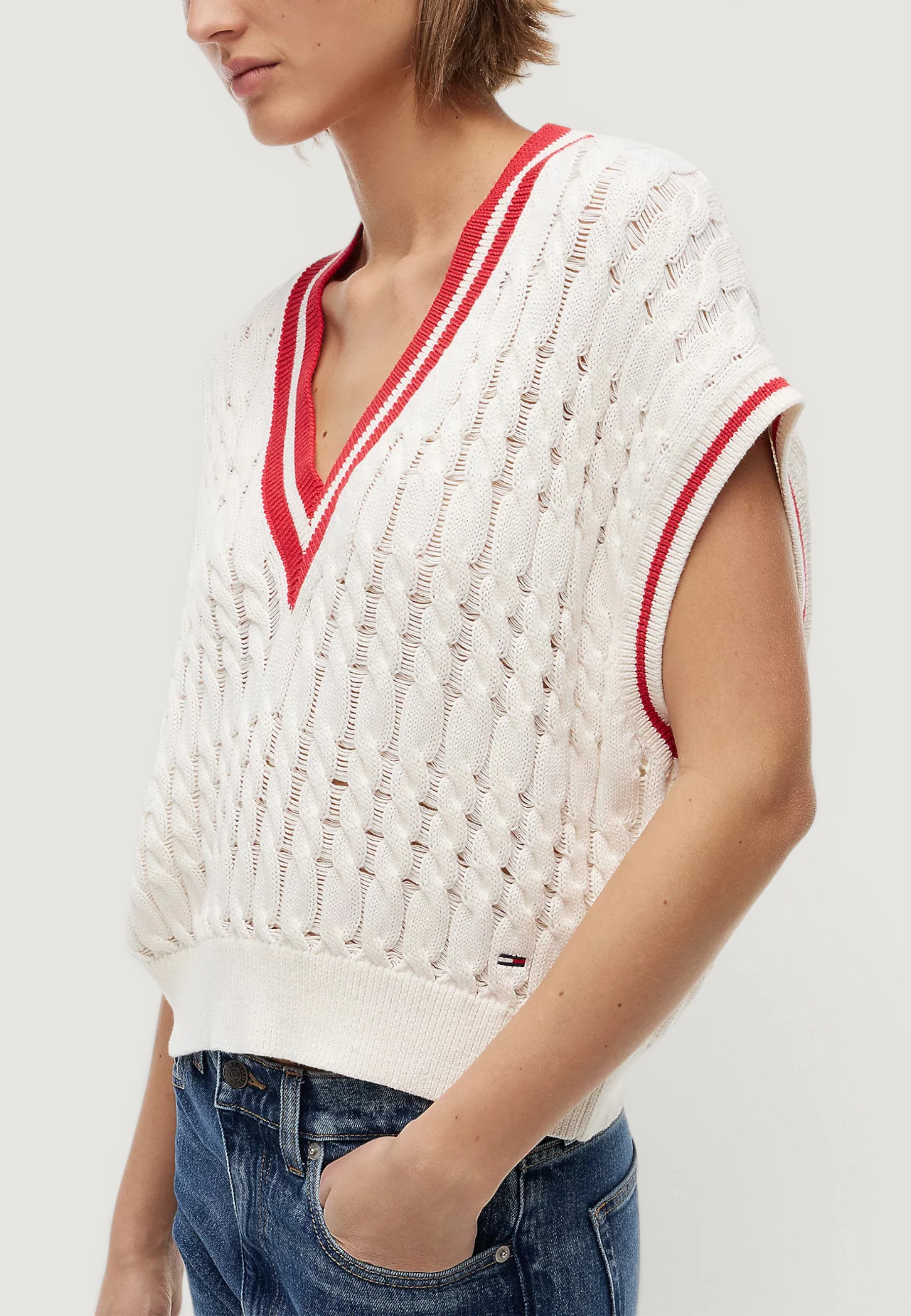 Maglia gilet Tommy Hilfiger Jeans DW0DW22927 - Image 3