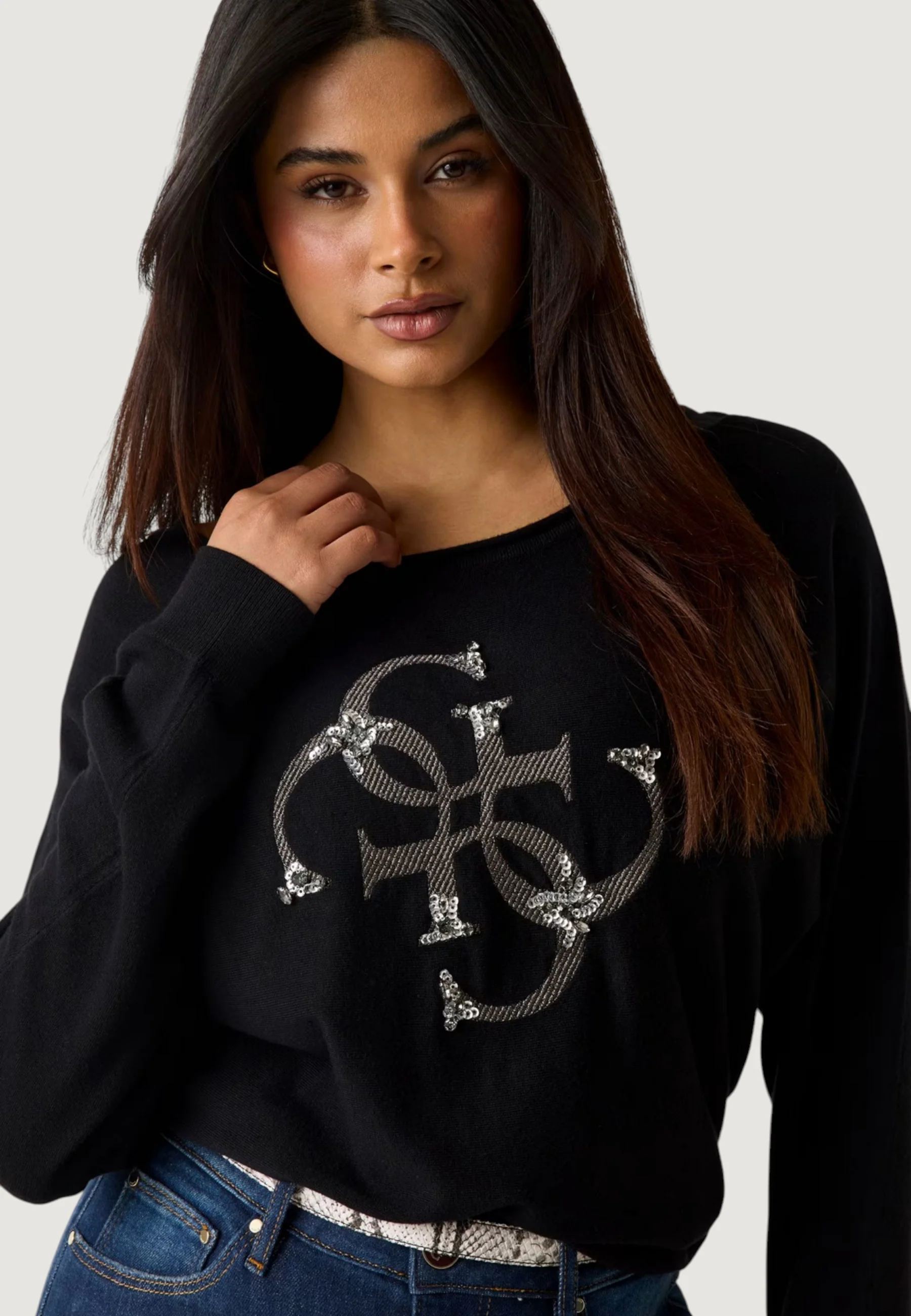Maglia Guess BAT SLEEVE GEMMA LOG - Image 4