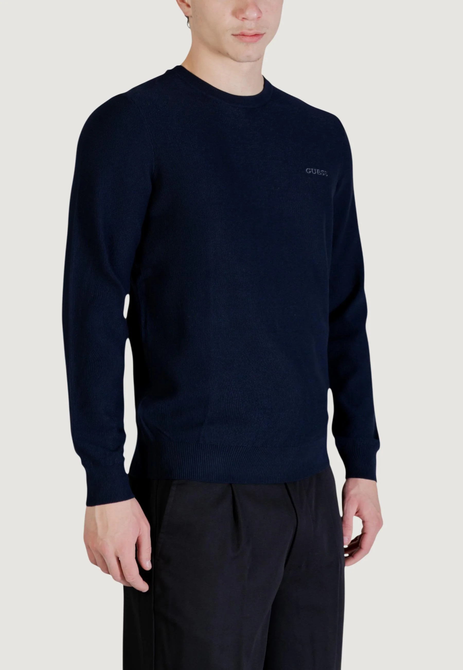 Maglia Guess KARIM CN PIQUET STITCH SWTR - Image 5