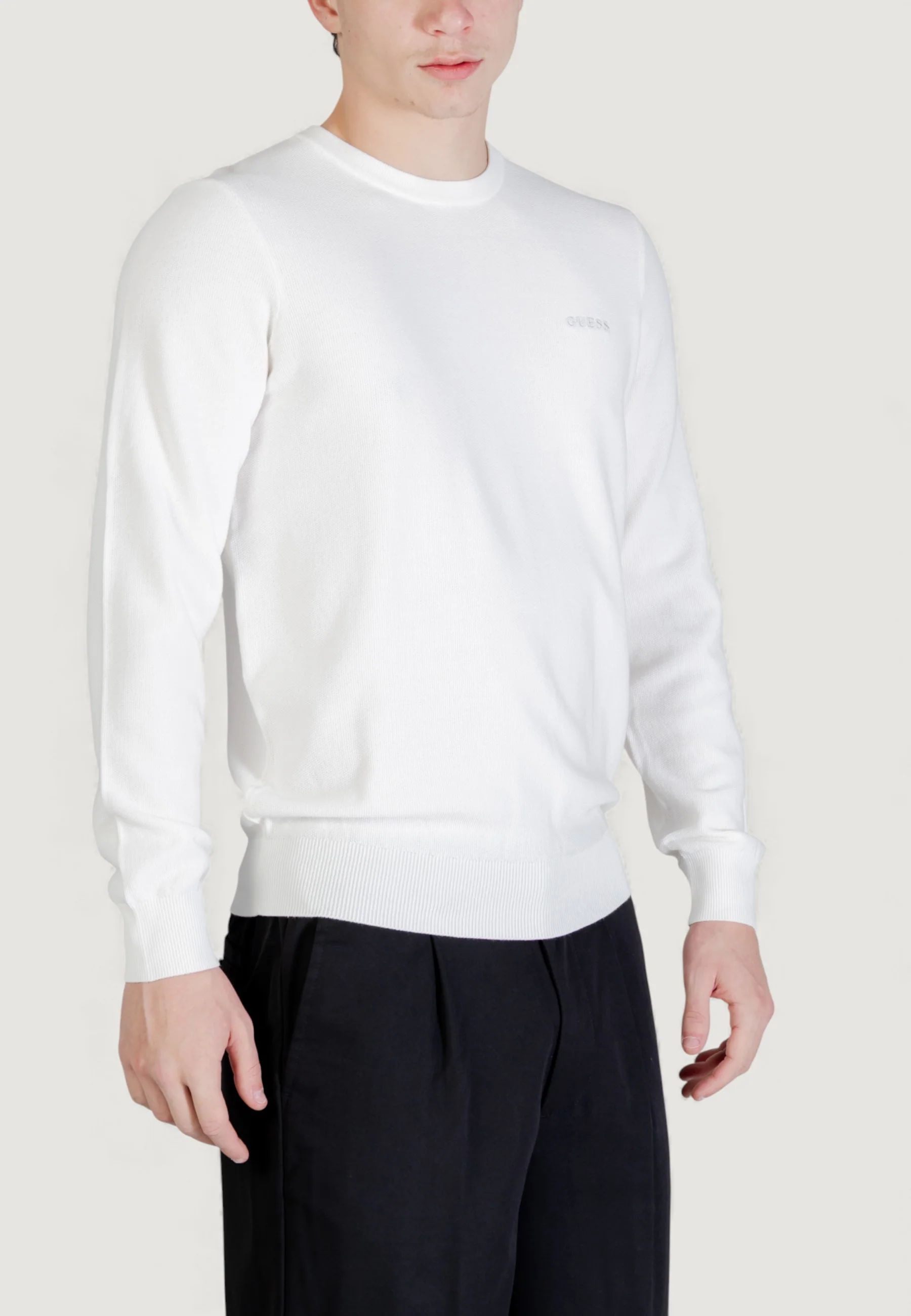 Maglia Guess KARIM CN PIQUET STITCH SWTR - Image 5