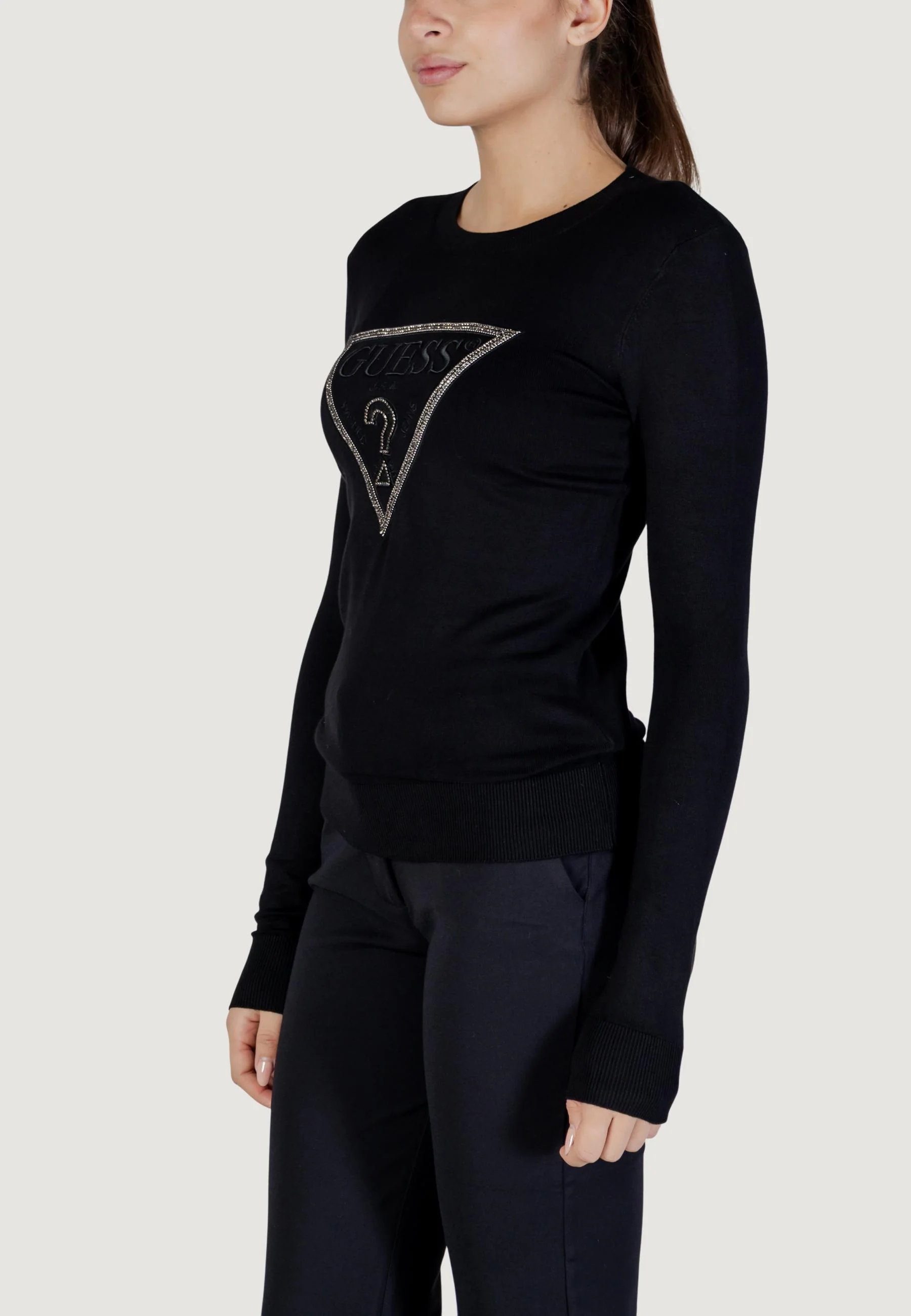 Maglia Guess LS CN SASHA TRIANGLE LOGO SWTR - Image 3