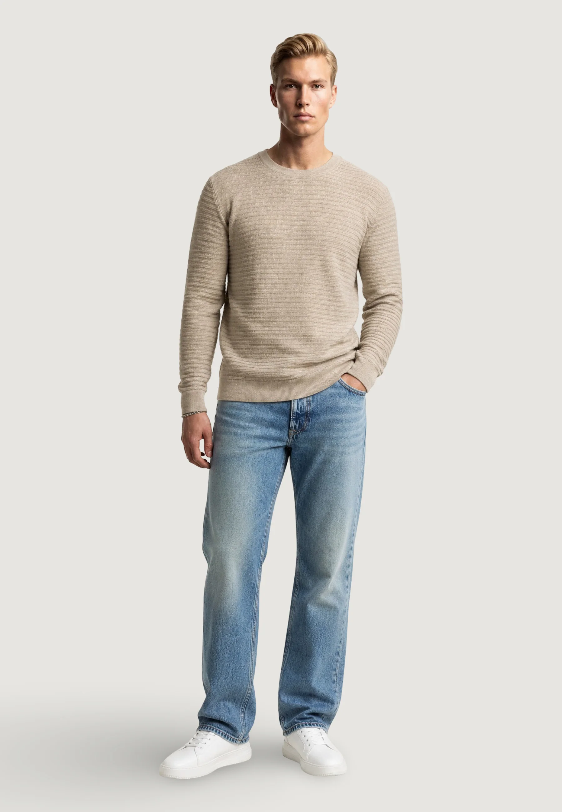 Maglia Guess MERTON CN STITCHED S - Image 5