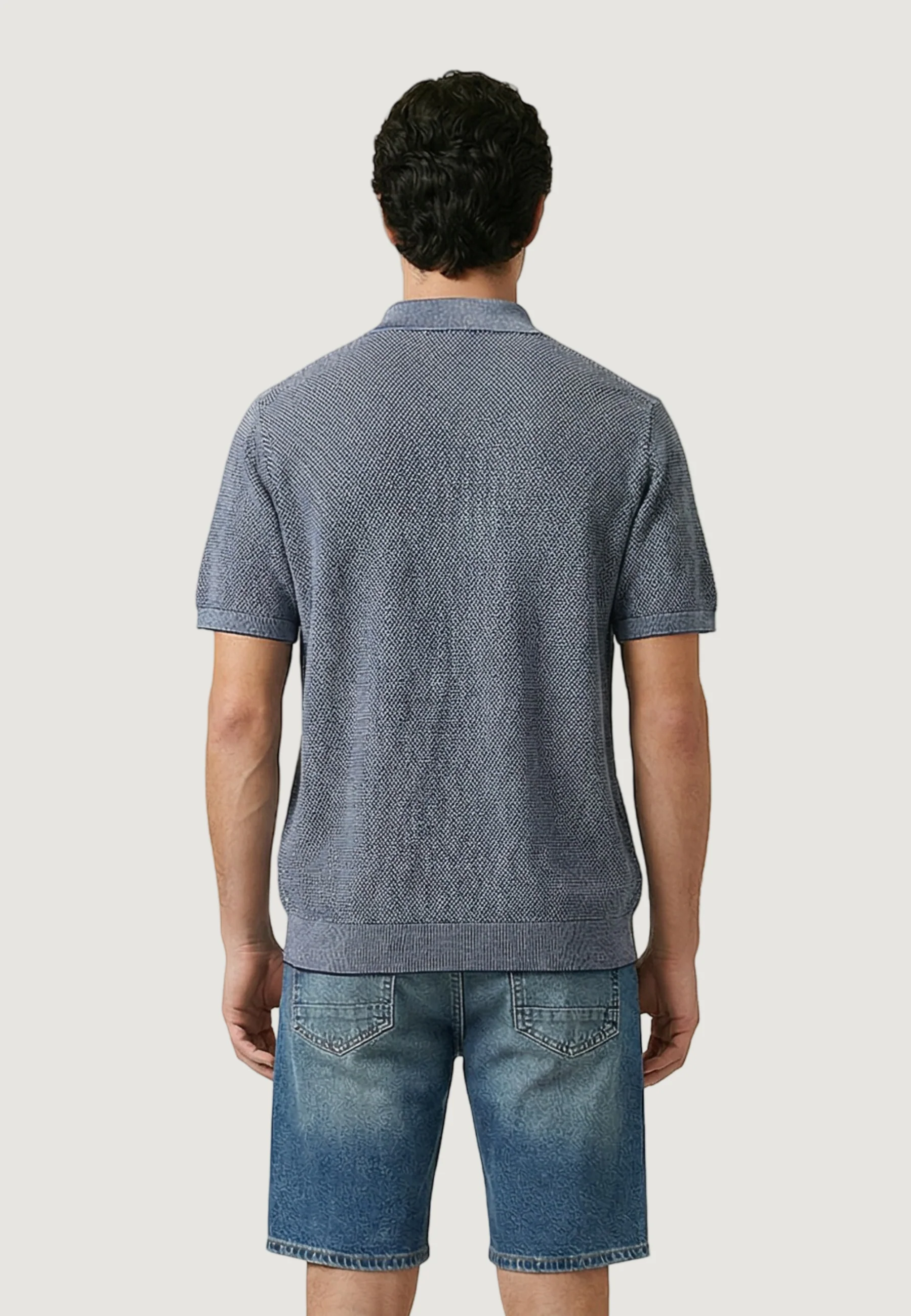 Maglia in filo manica corta Gianni Lupo GL35318 - Image 3