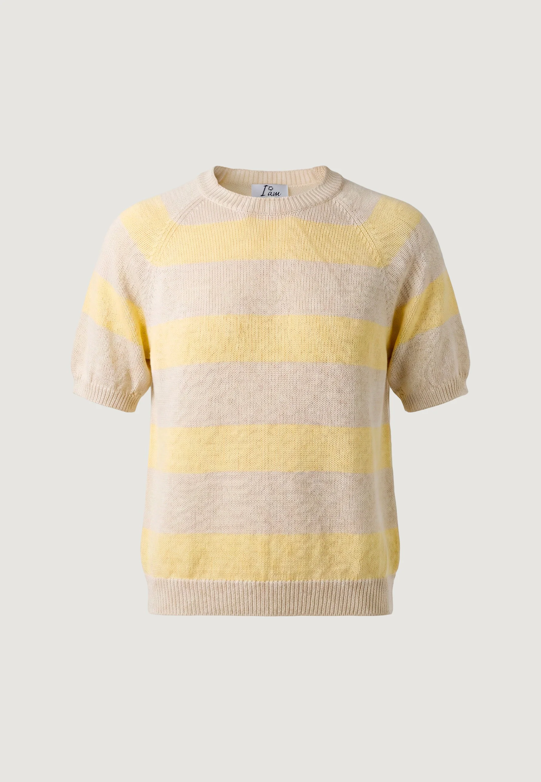 Maglia in filo manica corta I am Maglia Cotone Rigata - Image 5