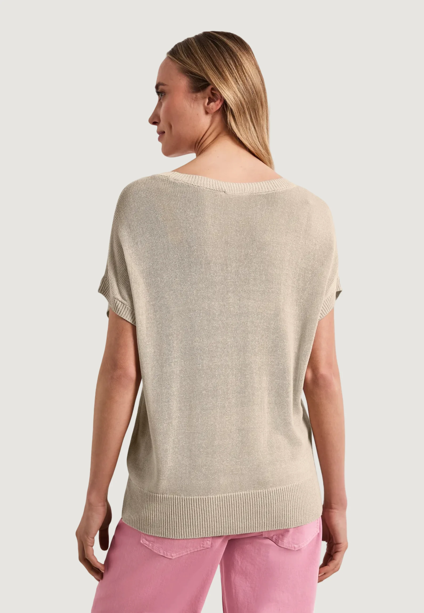 Maglia in filo manica corta Street One sleeveless sweater u-boat - Image 2