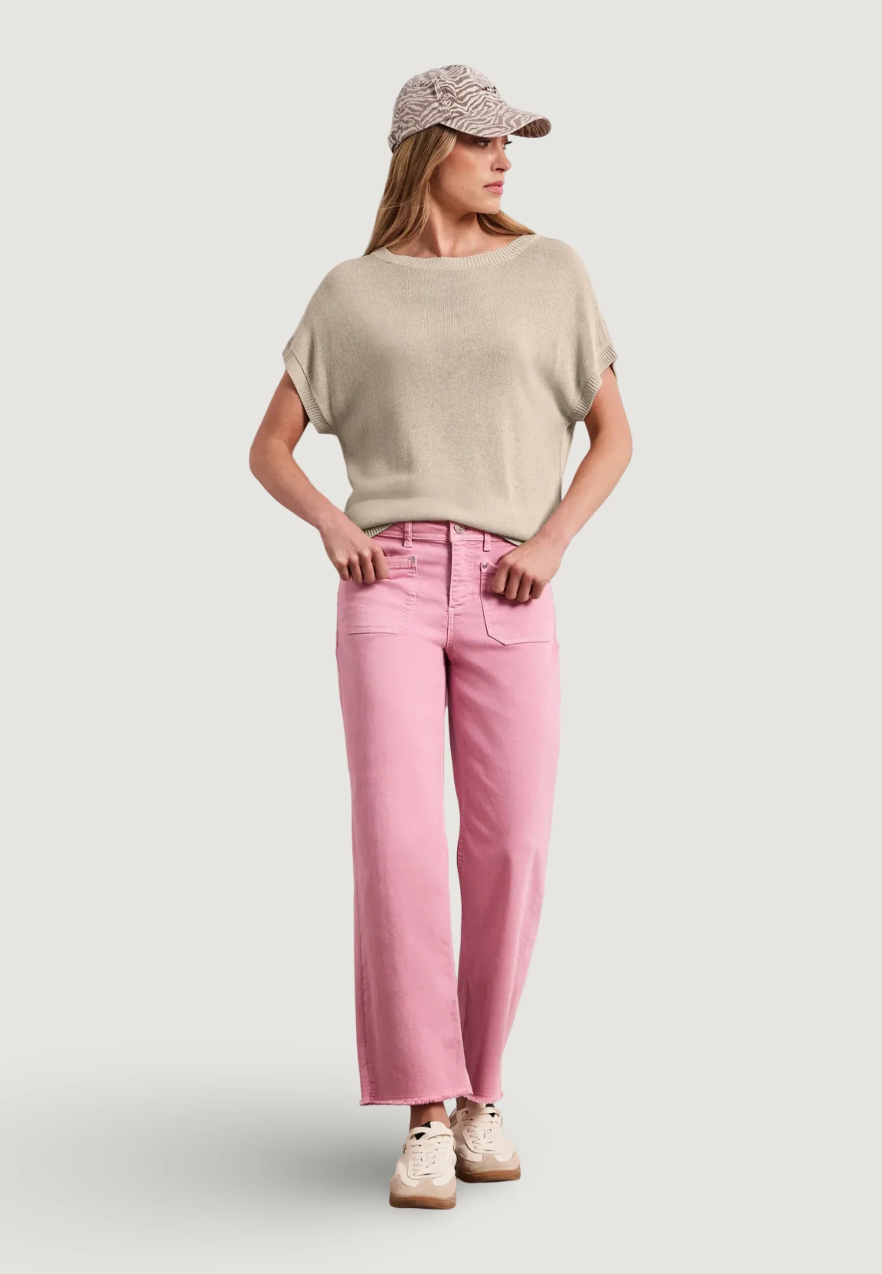 Maglia in filo manica corta Street One sleeveless sweater u-boat - Image 3
