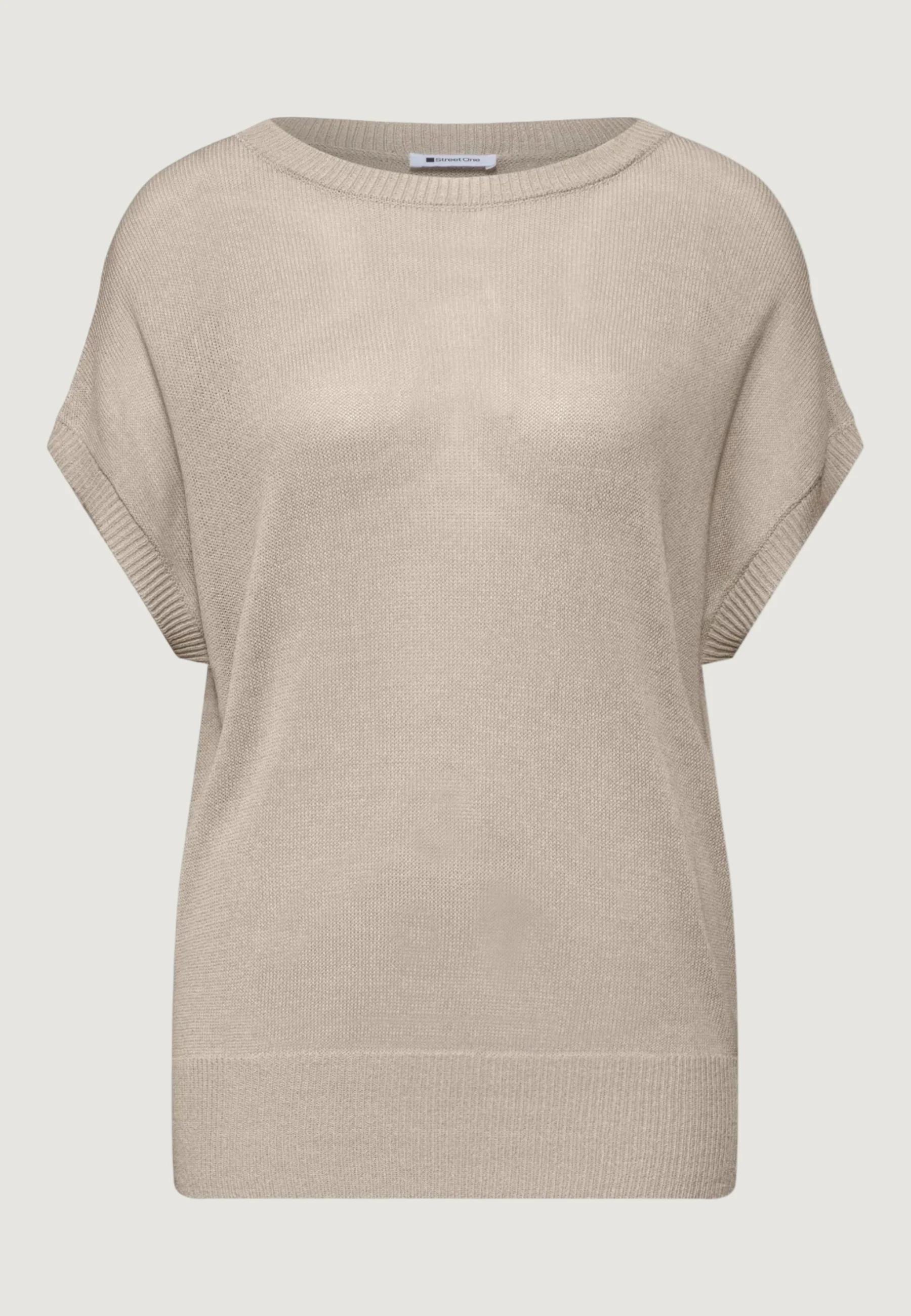 Maglia in filo manica corta Street One sleeveless sweater u-boat - Image 4