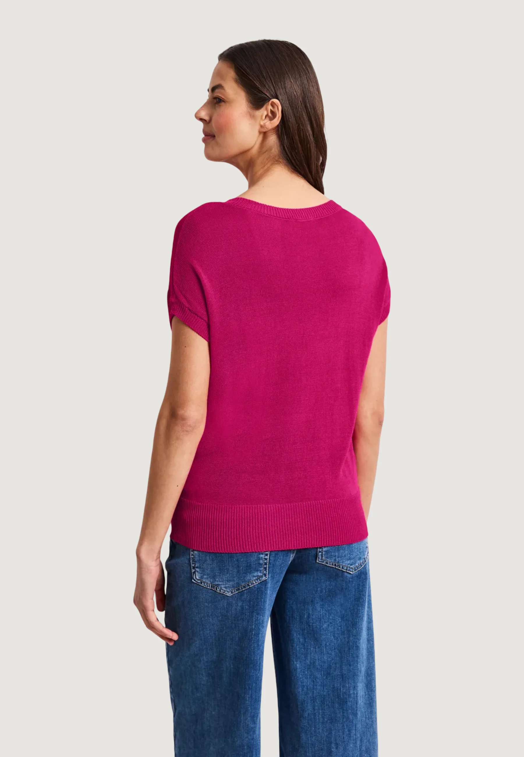 Maglia in filo manica corta Street One sleeveless sweater u-boat - Image 2