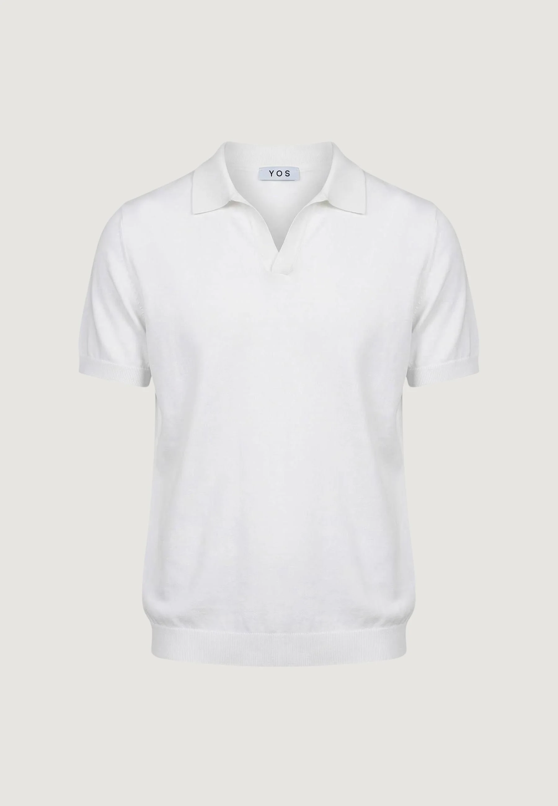 Maglia in filo manica corta YOS PULL POLO DERBY CREPS - Image 5