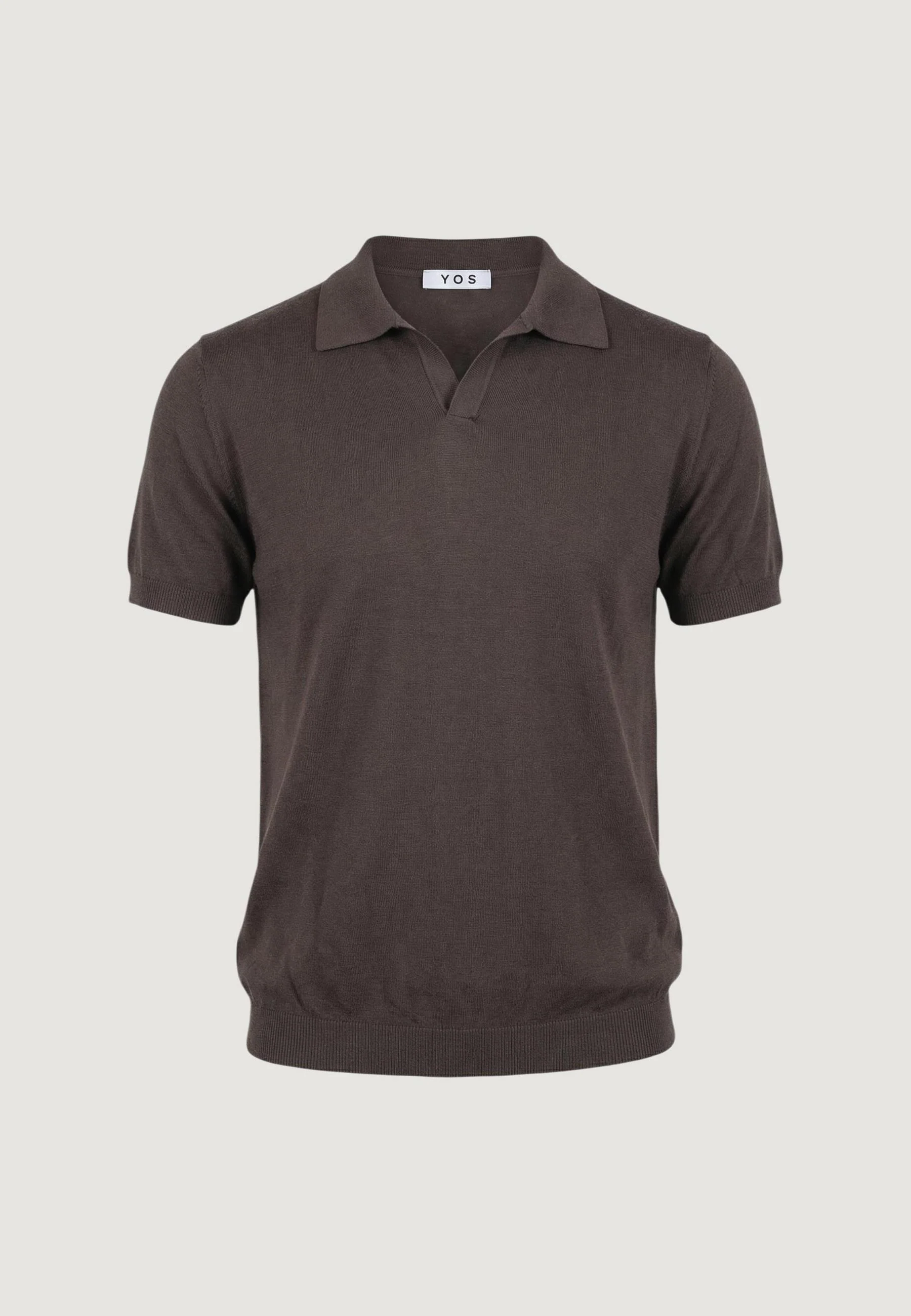 Maglia in filo manica corta YOS PULL POLO DERBY CREPS - Image 5