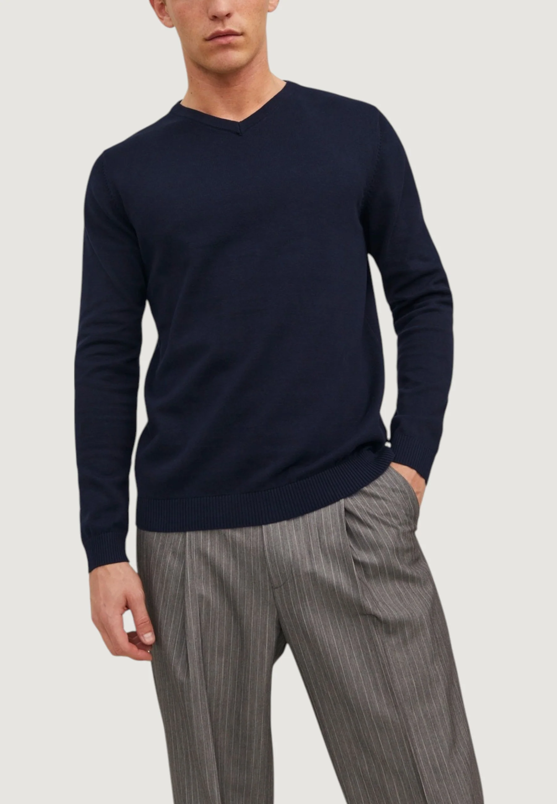 Maglia Jack Jones JJEBASIC KNIT V-NECK NOOS - Image 2