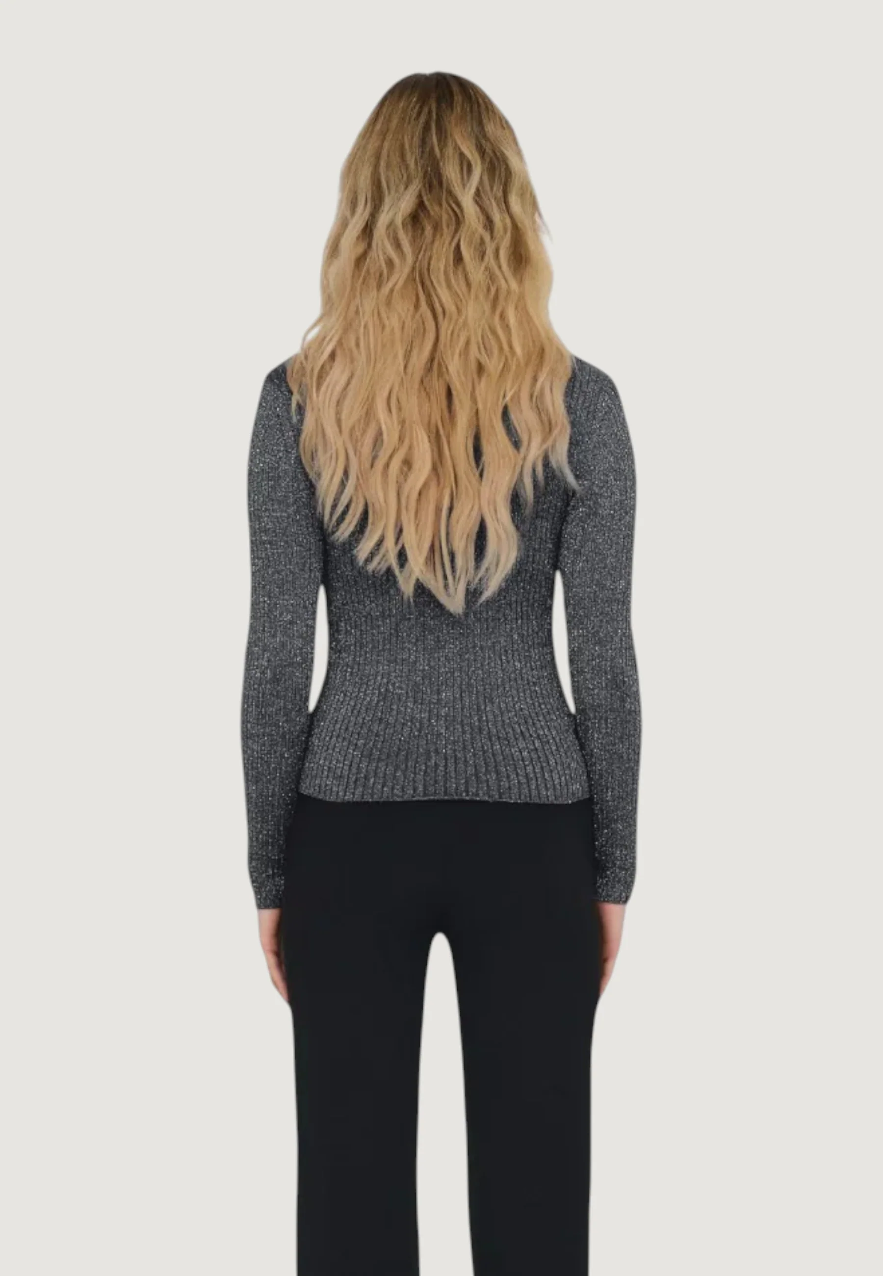 Maglia Jacqueline de Yong JDYPLUM LUREX L/S O-NECK PULLOVER KNT - Image 2