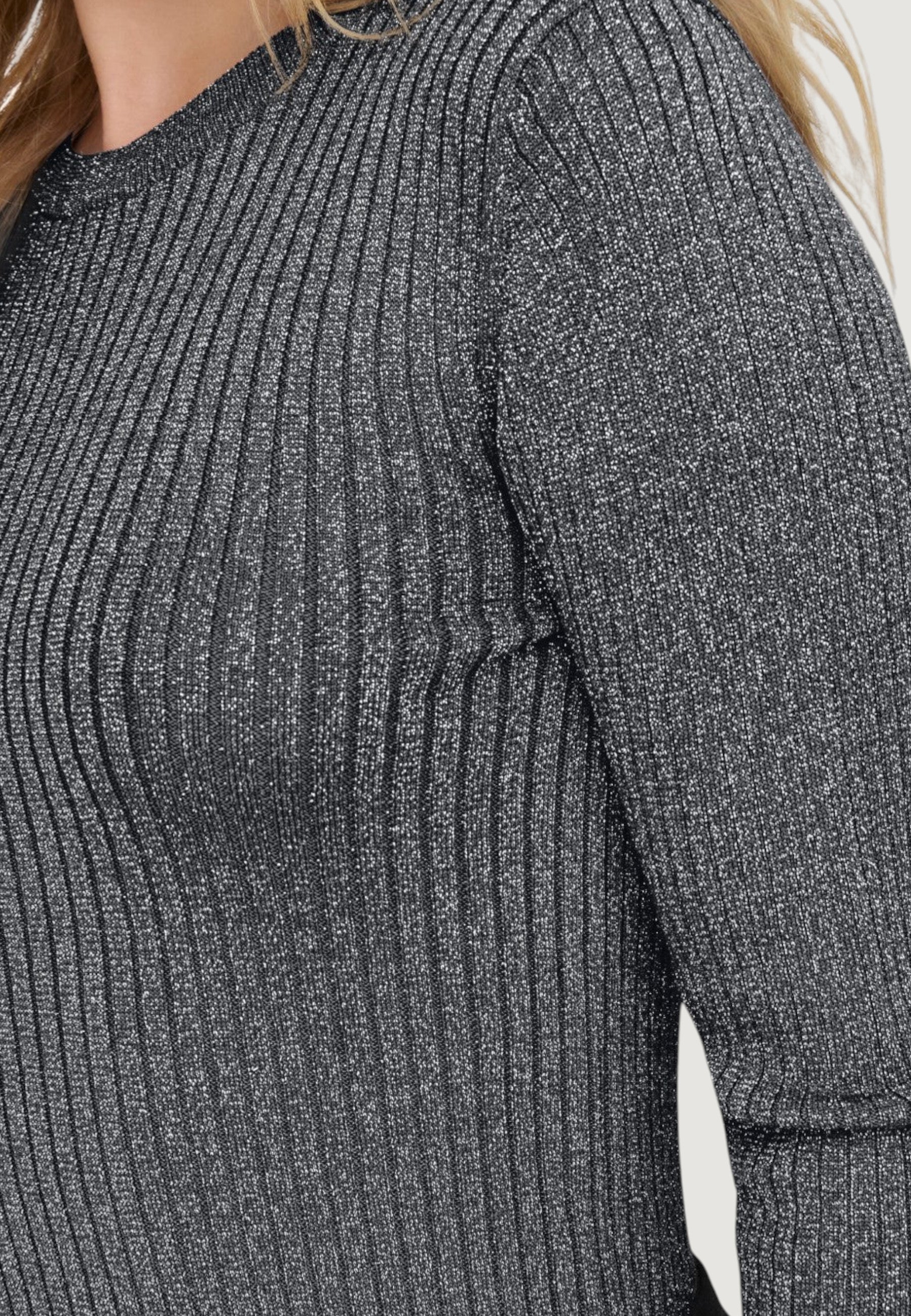 Maglia Jacqueline de Yong JDYPLUM LUREX L/S O-NECK PULLOVER KNT - Image 4