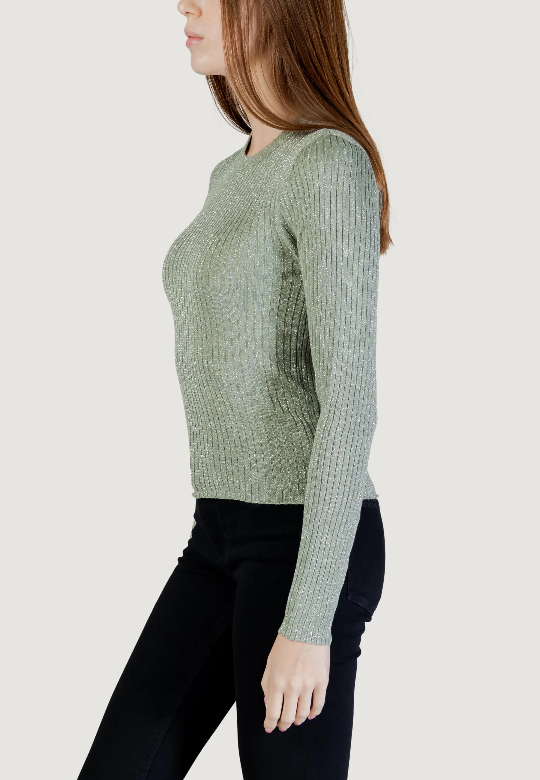 Maglia Jacqueline de Yong JDYPLUM LUREX L/S O-NECK PULLOVER KNT - Image 2