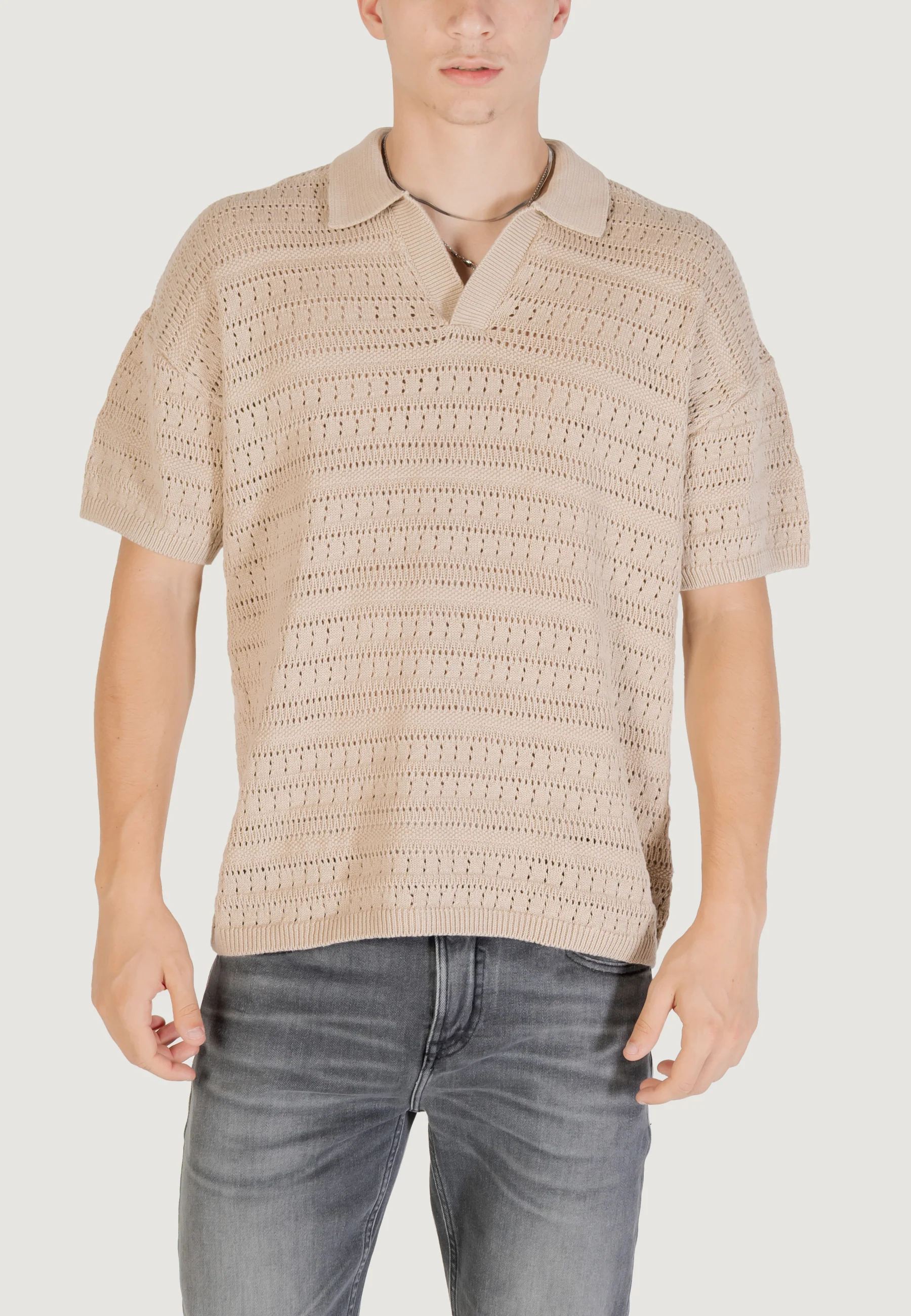 Maglia Only & Sons ONSGRAYSON DS 5 CHOCHET POLO KNIT NOOS - Image 5
