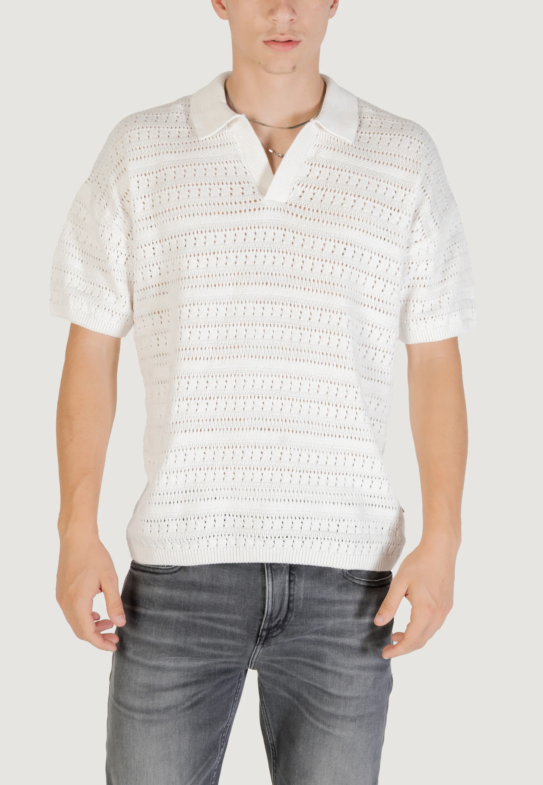 Maglia Only & Sons ONSGRAYSON DS 5 CHOCHET POLO KNIT NOOS - Image 5