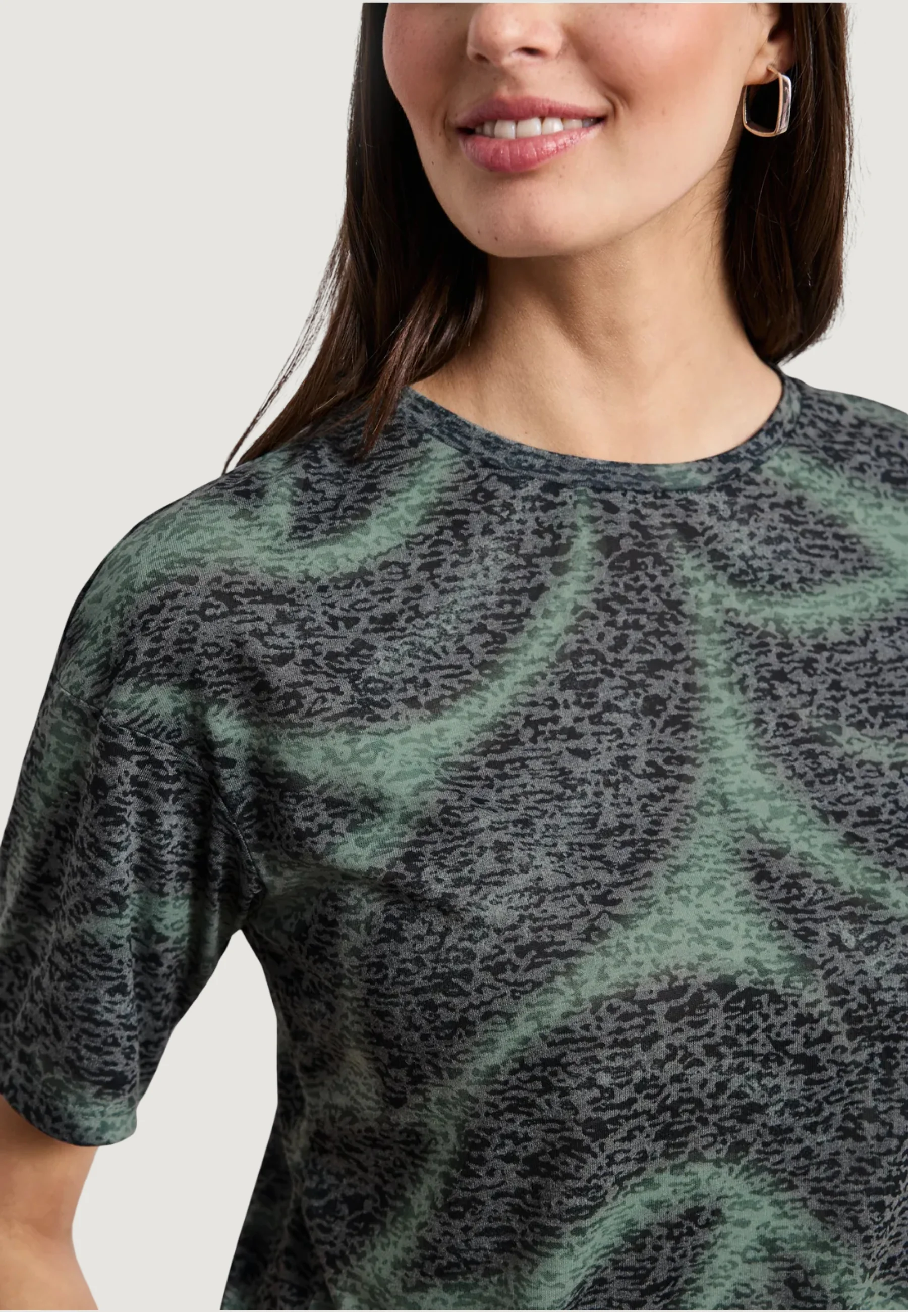 Maglia Street One LTD QR printed burn dessin shi - Image 4