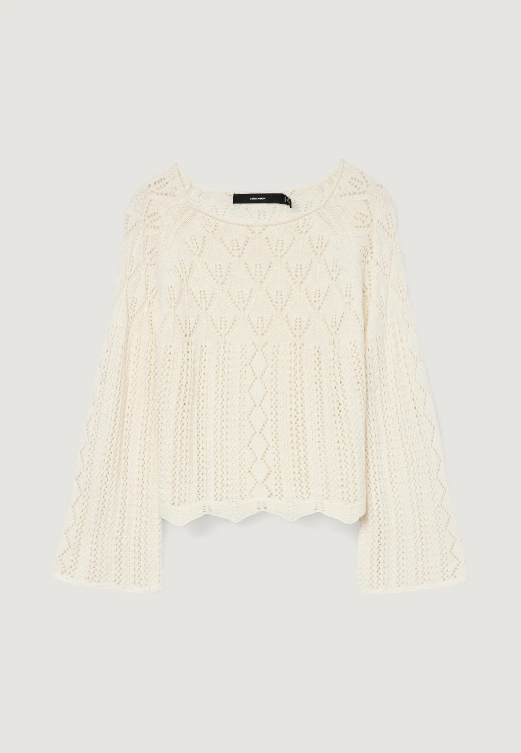 Maglia Vero Moda VMGINGER 3/4 BOATNECK PULLOVER GA NOOS