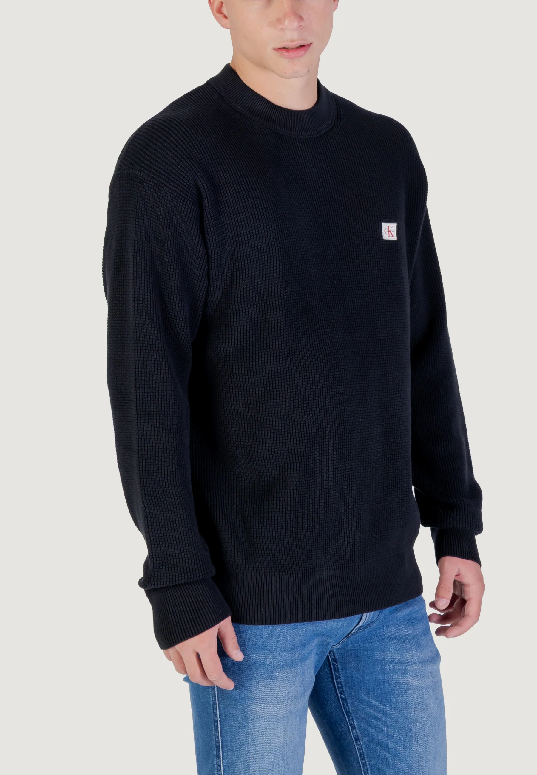 Maglione Calvin Klein Jeans LS EZ COTTON WAFFLE - Image 5