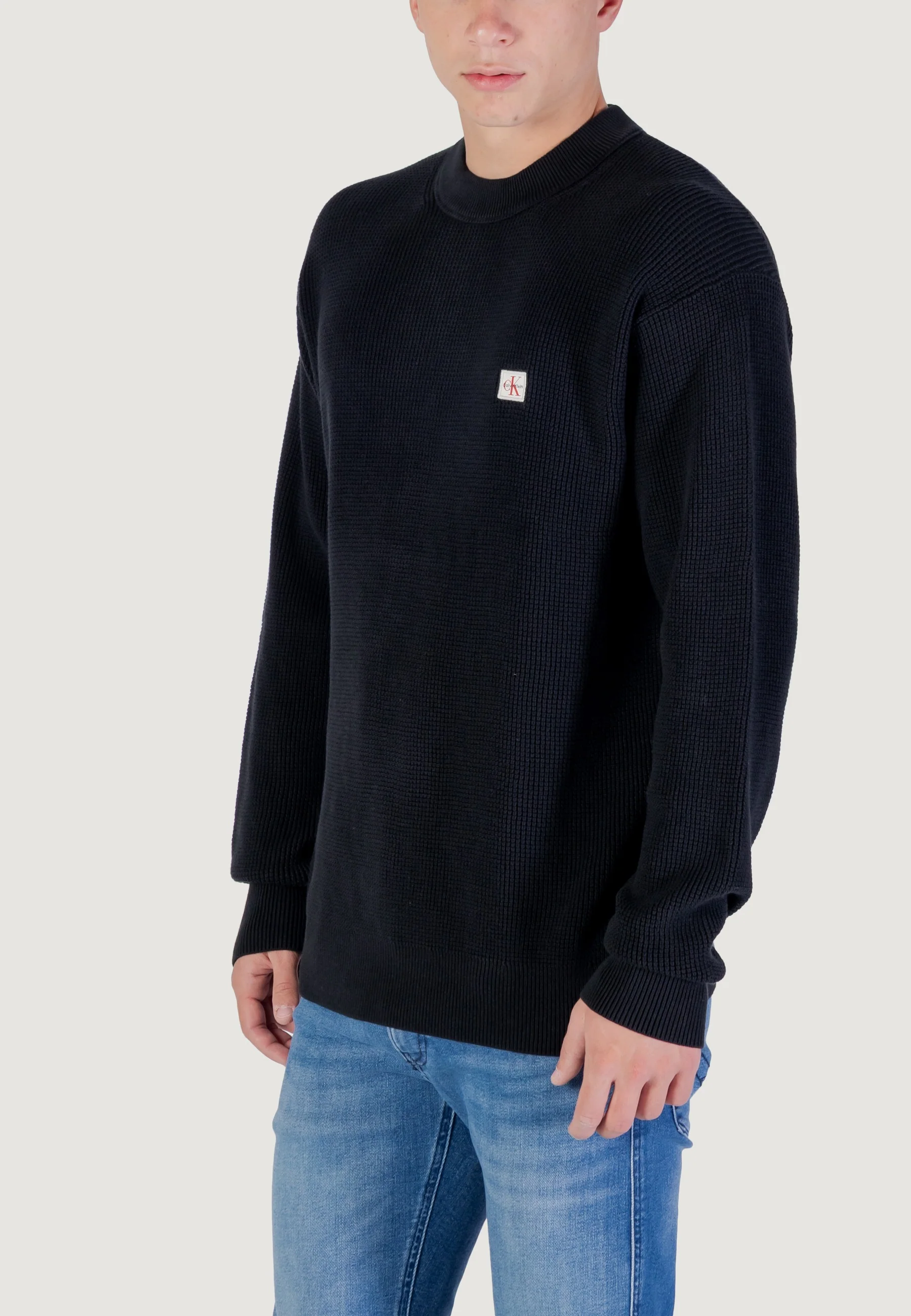 Maglione Calvin Klein Jeans LS EZ COTTON WAFFLE - Image 8